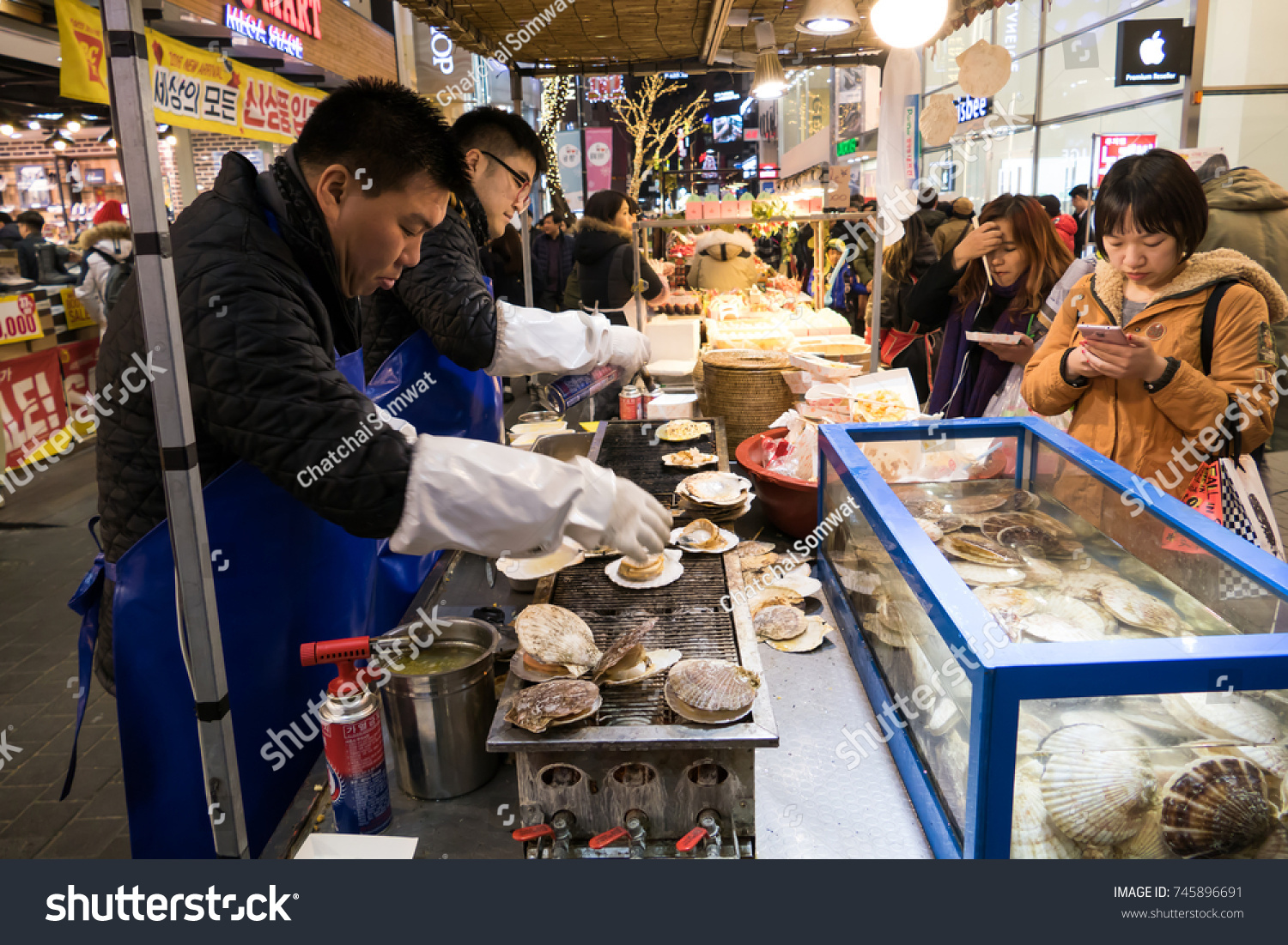 Seoul January 30 Food Myeongdong Market Stock Photo Edit Now 745896691 Find the perfect myeongdong market in seoul south stock photo. shutterstock