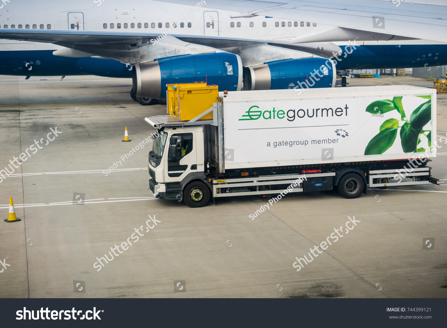 September 24 17 Londonuk Gate Gourmet Transportation Stock Image