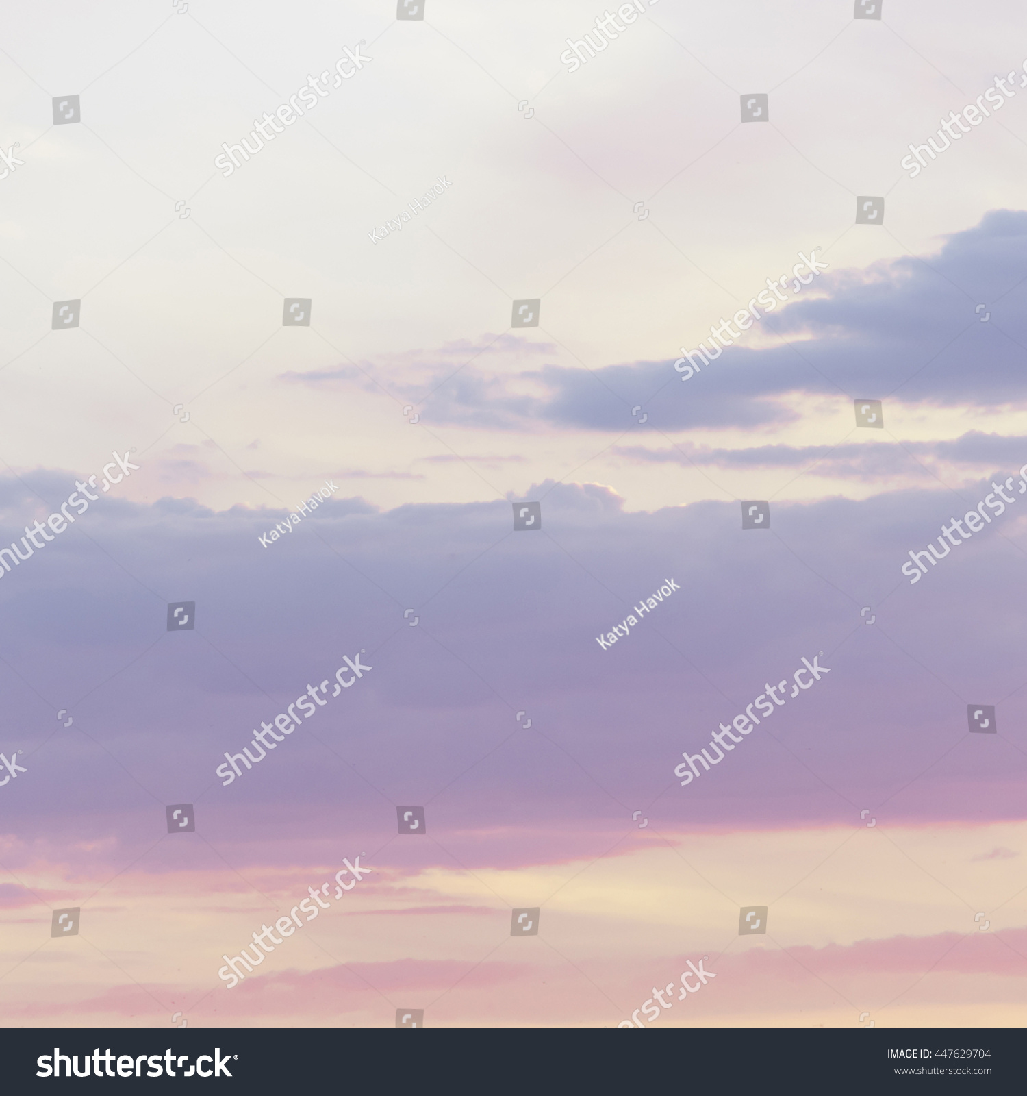 Serenity Rose Quartz Colors Sky Stock Photo 447629704 - Shutterstock
