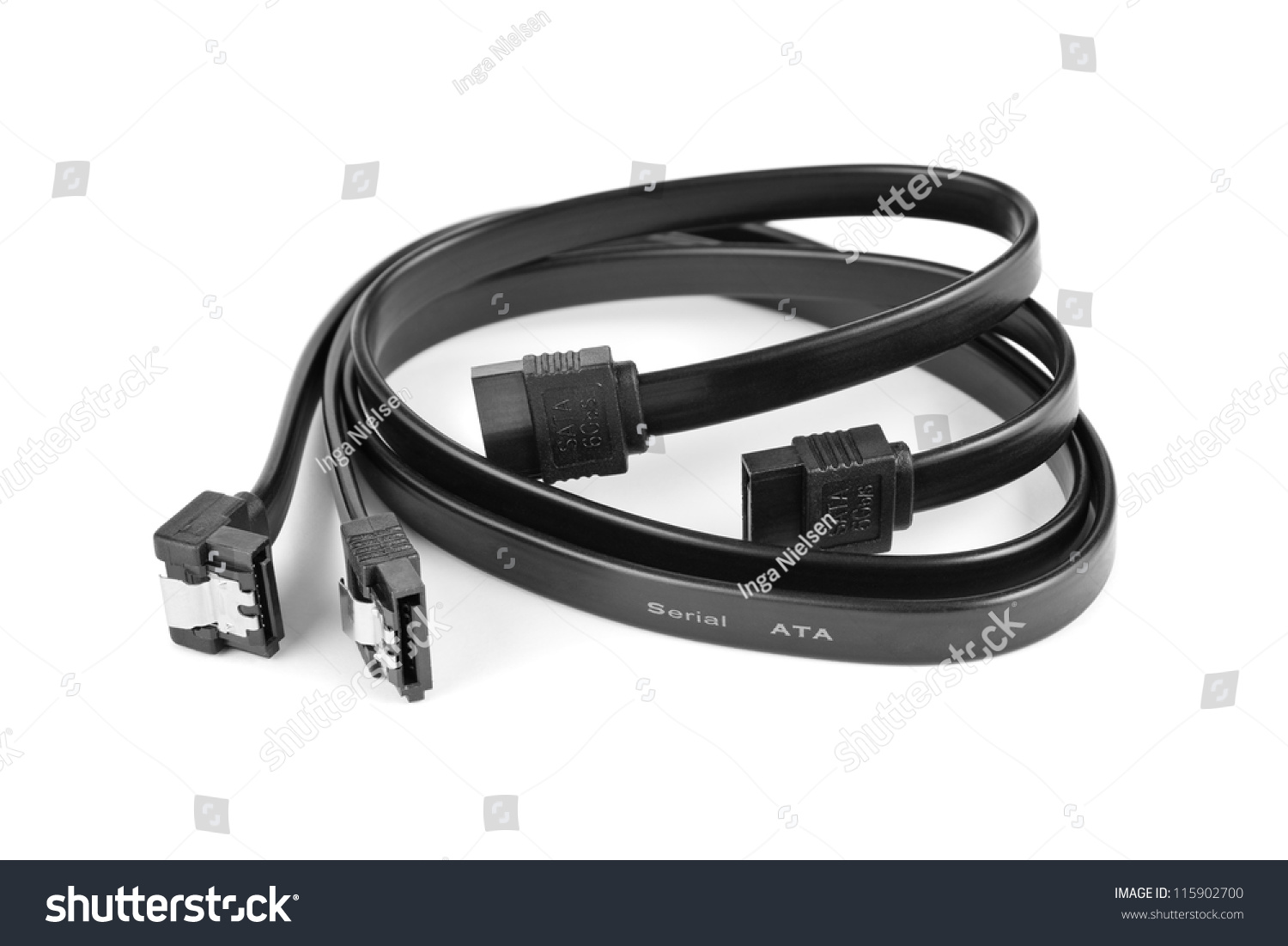 Serial Ata 600 Data Cables On Stock Photo Edit Now