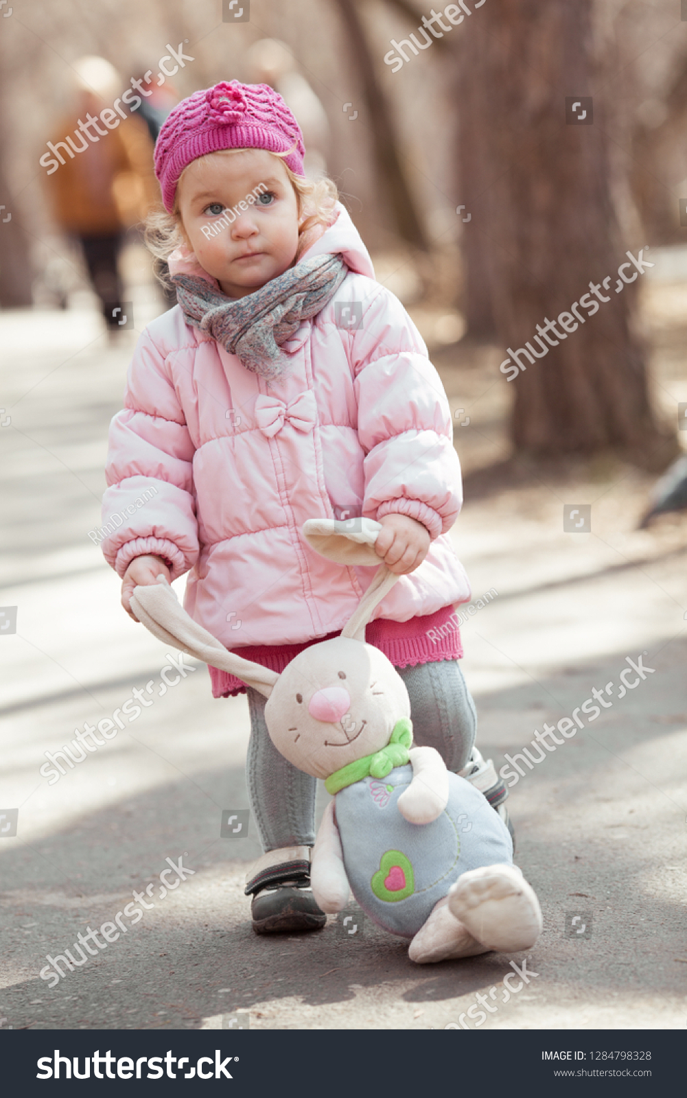 girl walking toy