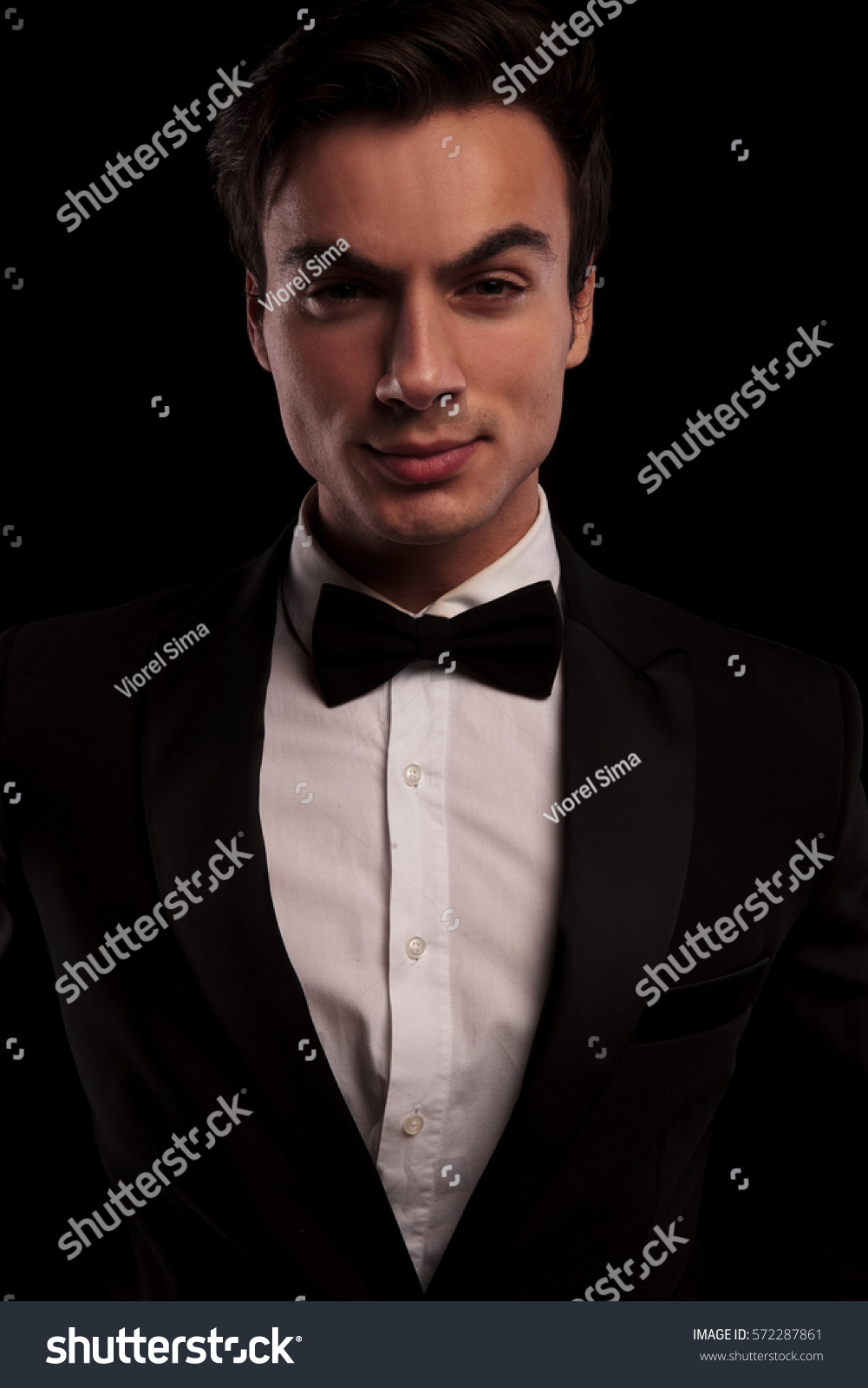 Serious Sexy Man Tuxedo Posing Camera Stock Photo 572287861 | Shutterstock