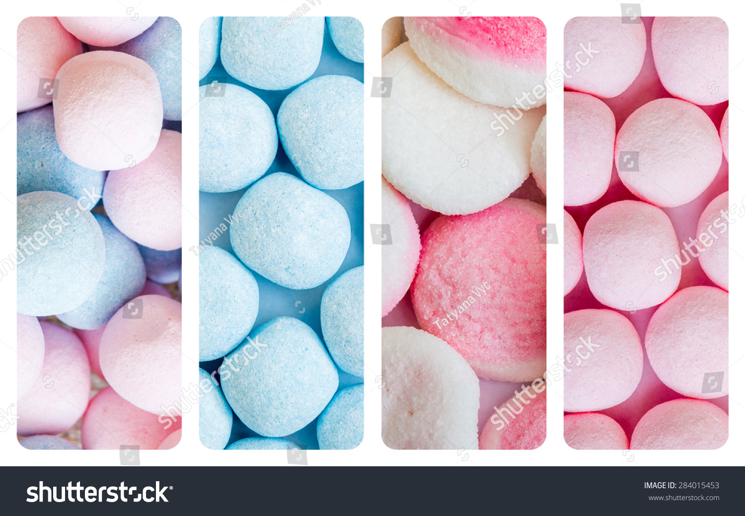 Set Pink Blue Candies Stock Photo 284015453 Shutterstock