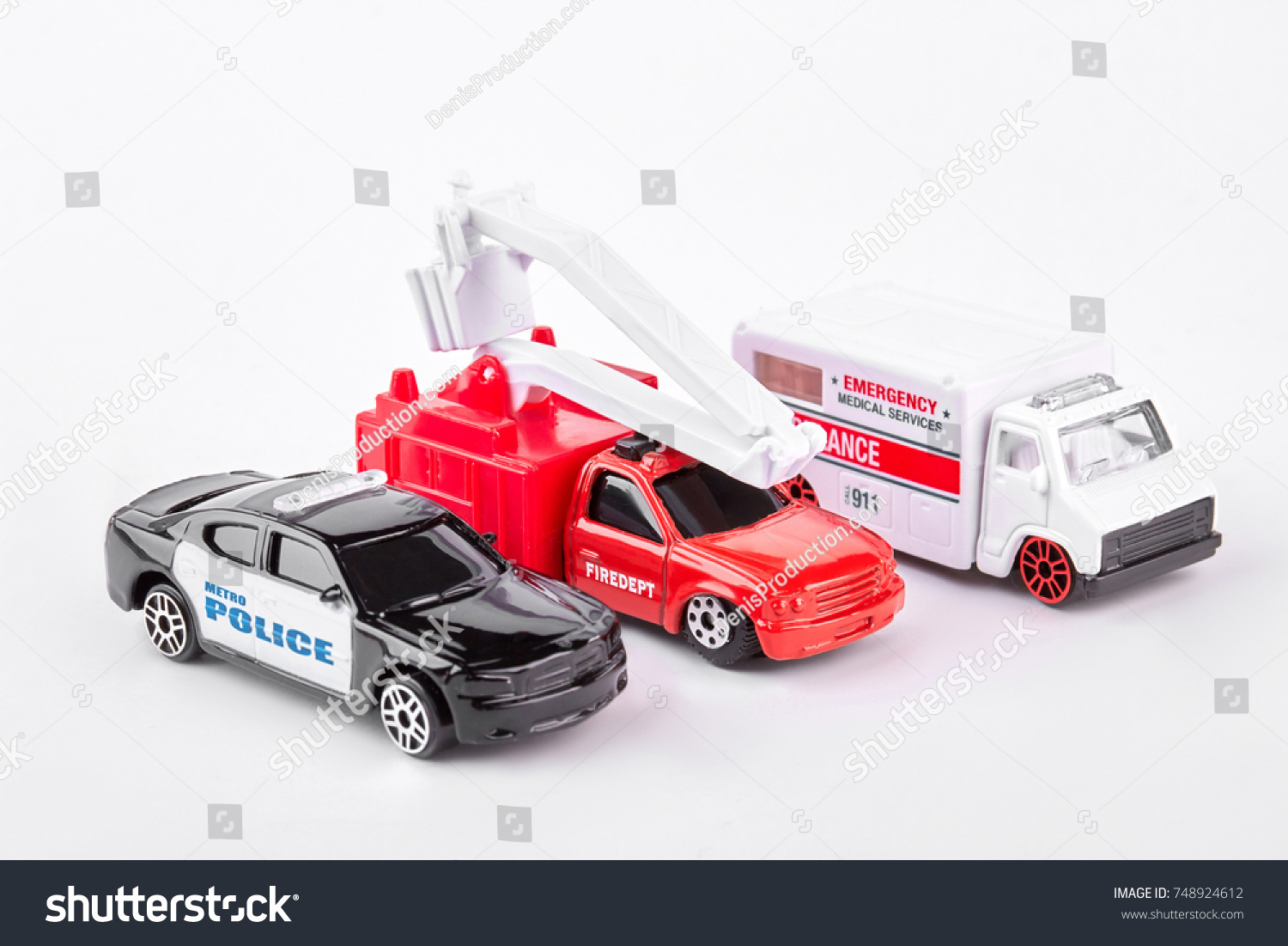 fire truck ambulance police car toys