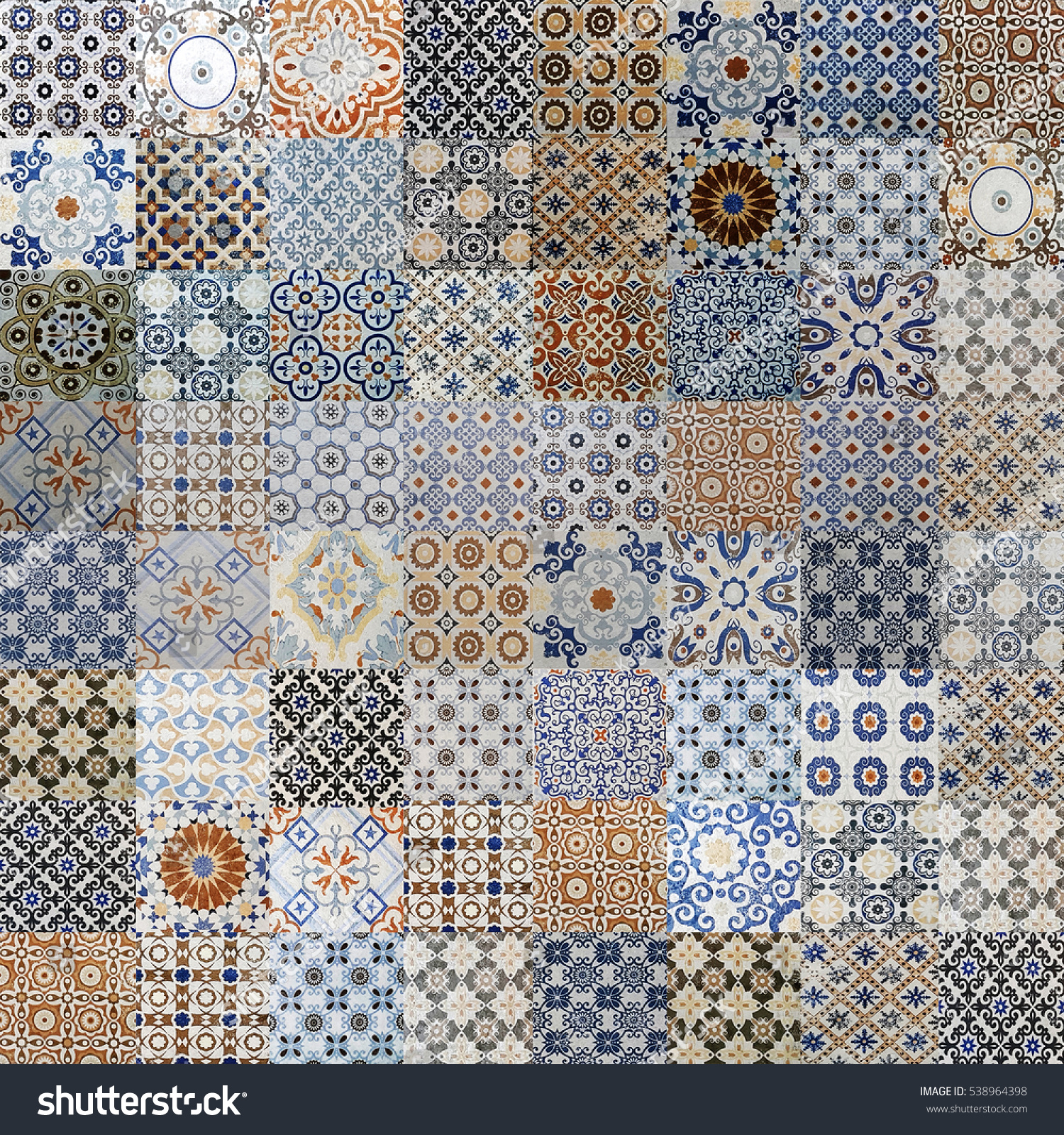 Set 64 Ceramic Tile Sample Texture Stock Photo 538964398 Shutterstock