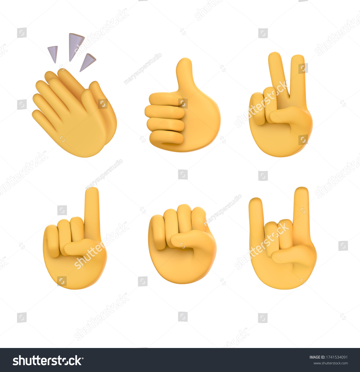 1,599 Pointer emoji Images, Stock Photos & Vectors | Shutterstock