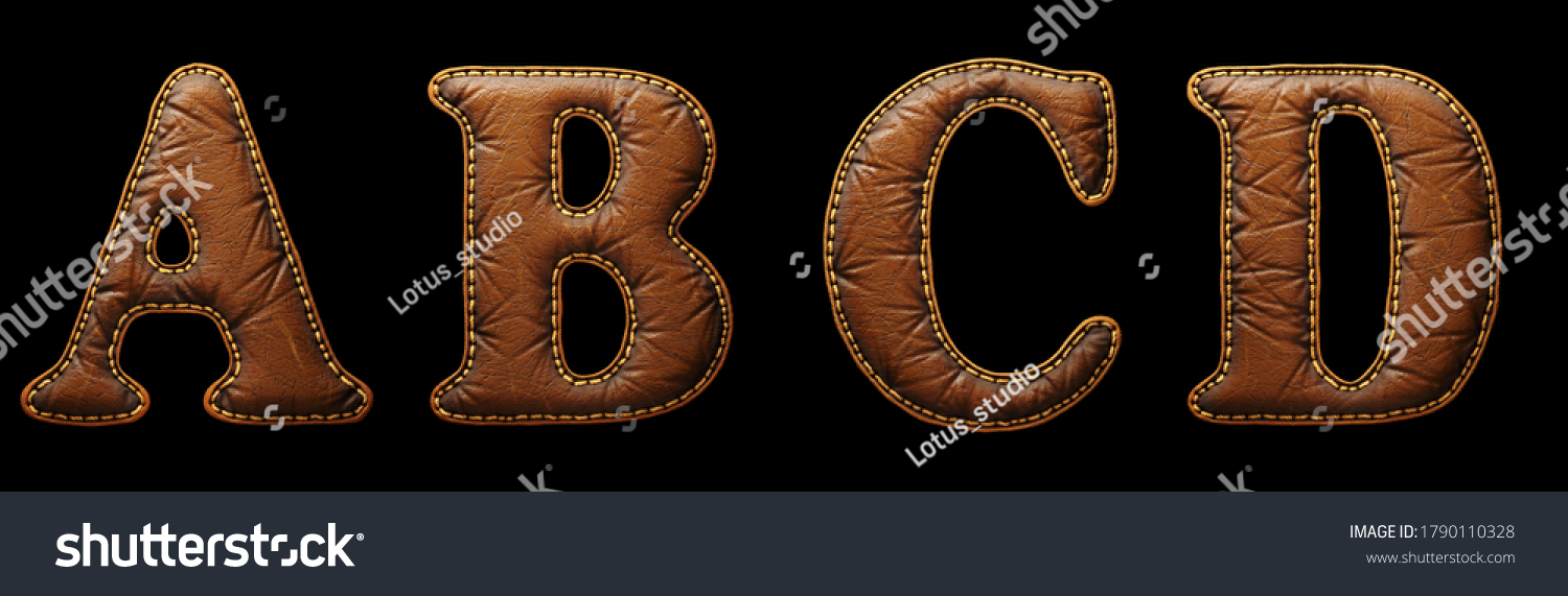 Leather Font Images Stock Photos Vectors Shutterstock