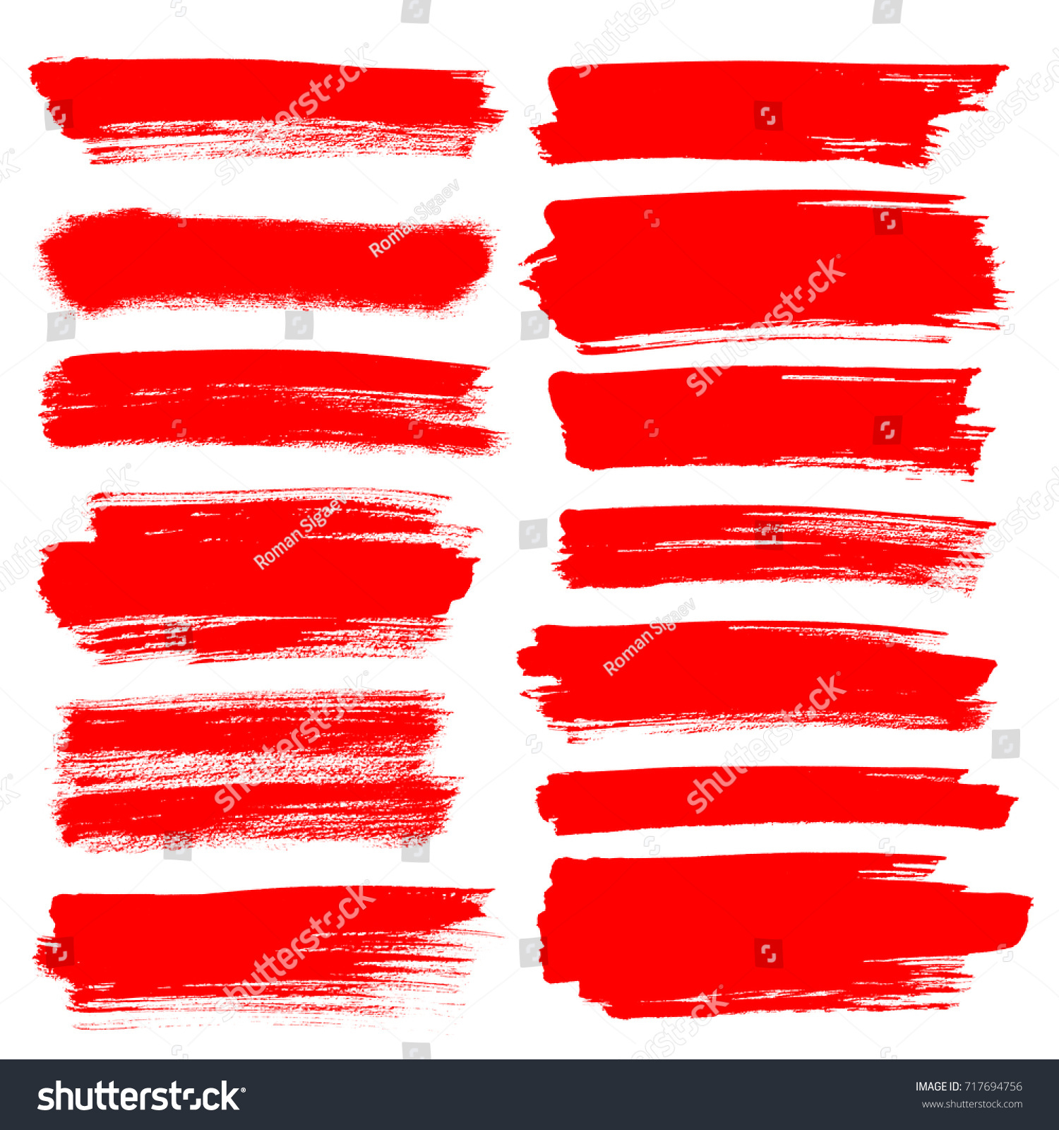 Red brush: application, unique properties Red brush: application, unique properties