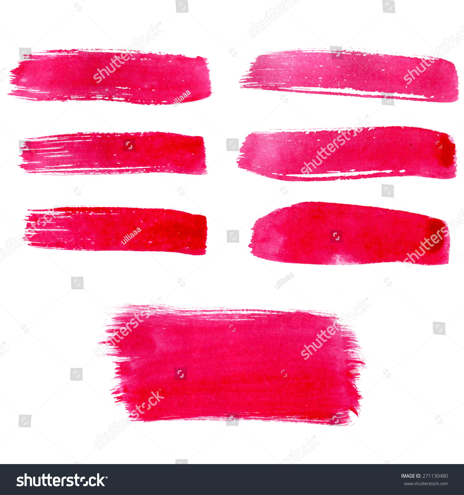 Red brush: application, unique properties Red brush: application, unique properties