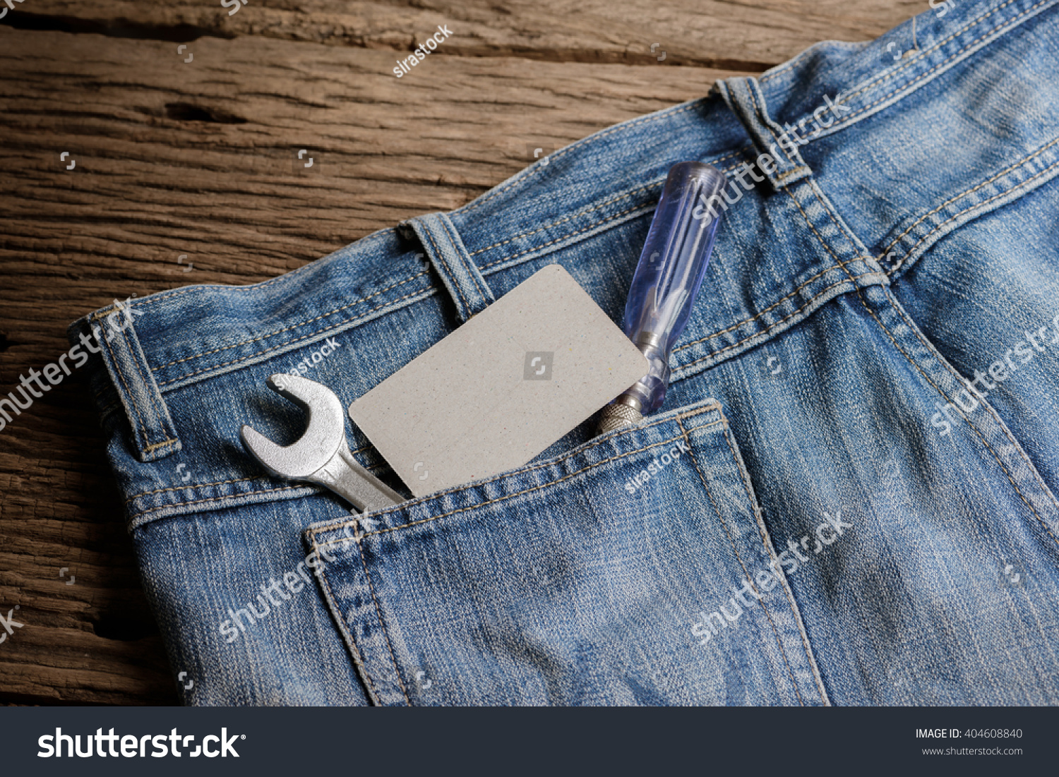 denim business cards