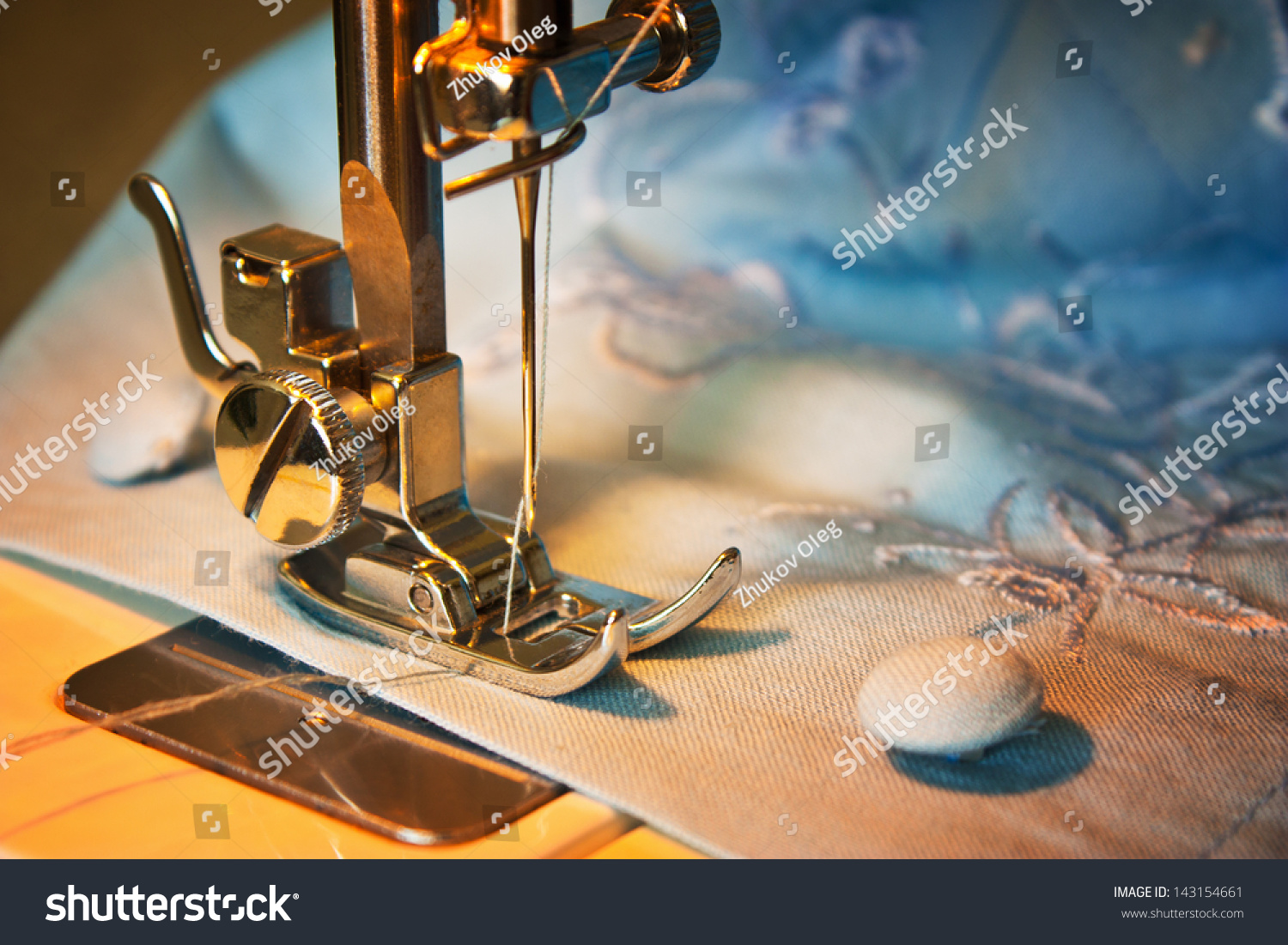 Sewing Machine And Item Of Clothing Stock Photo 143154661 Shutterstock