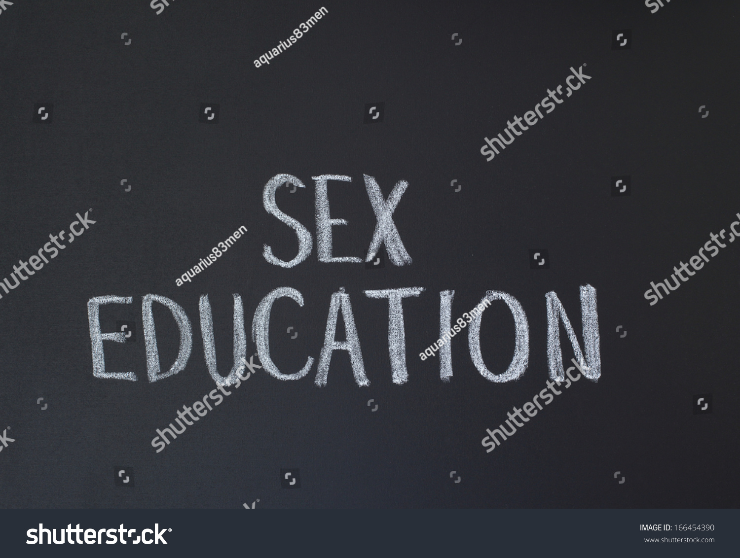 Sex Education Word On Blackboard Stock Illustration 166454390 Shutterstock 2558