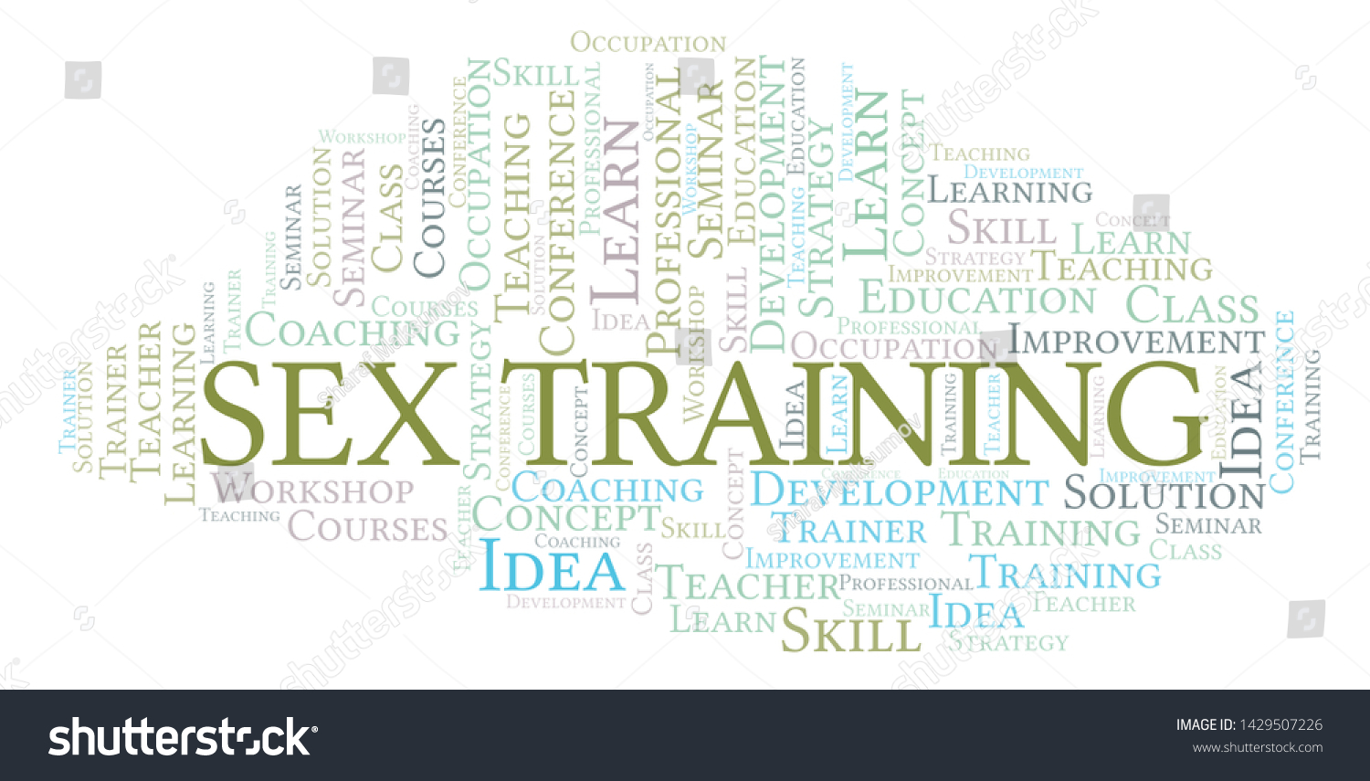 Sex Training Word Cloud Wordcloud Made Stock Illustration 1429507226 Shutterstock