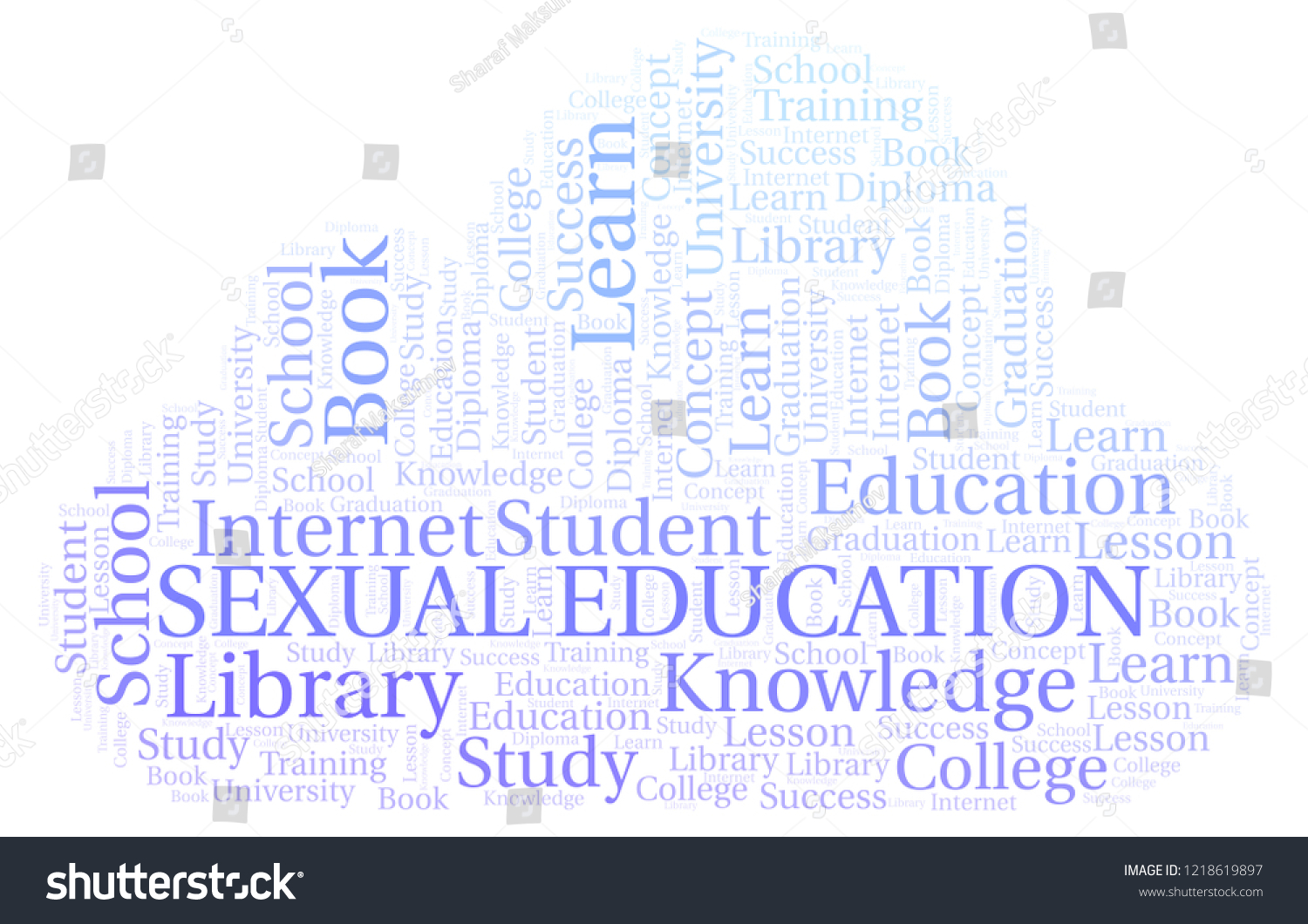 Sexual Education Word Cloud 스톡 일러스트 1218619897 Shutterstock 9266