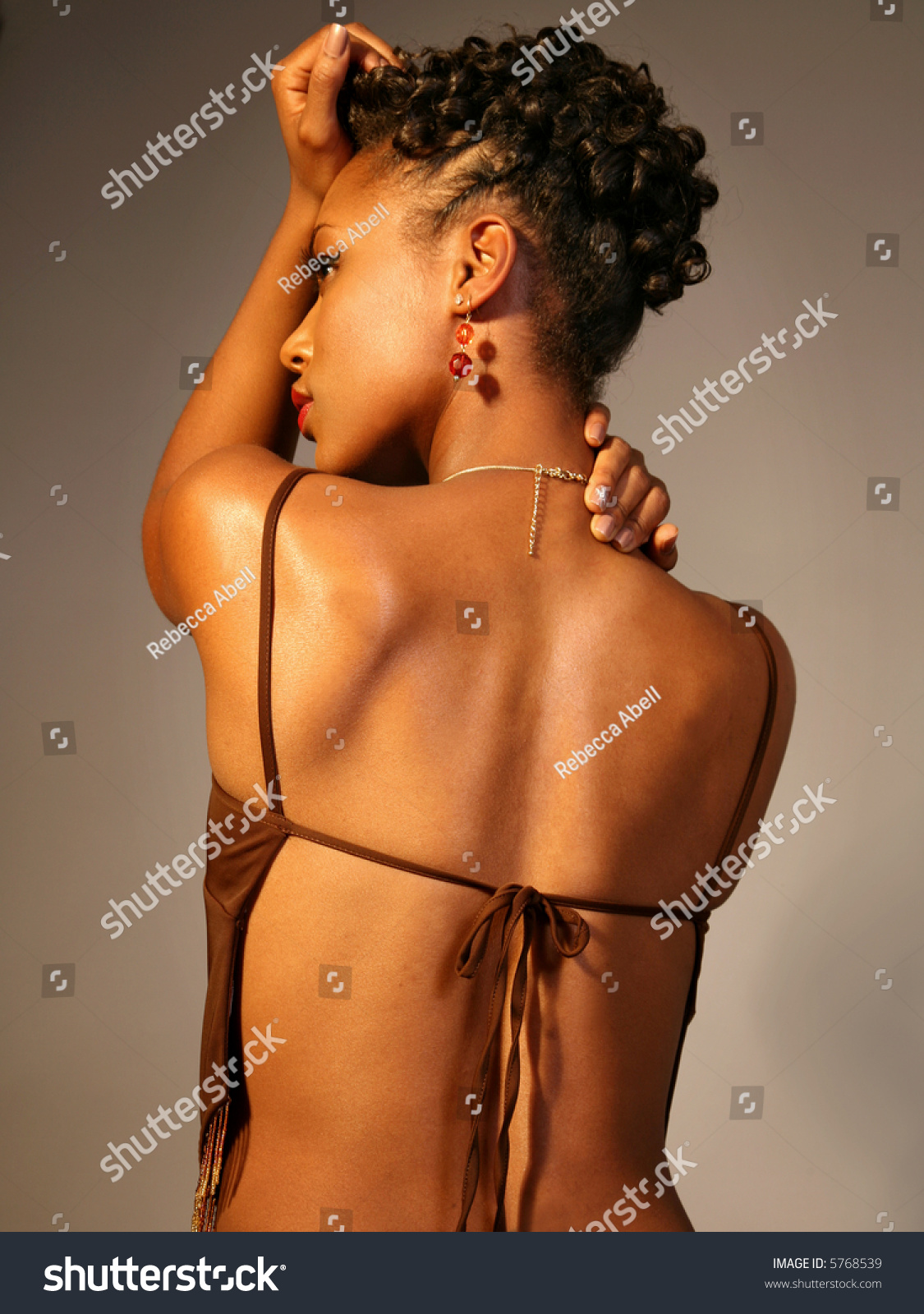 Sexy African American Woman Foto De Stock 5768539 Shutterstock