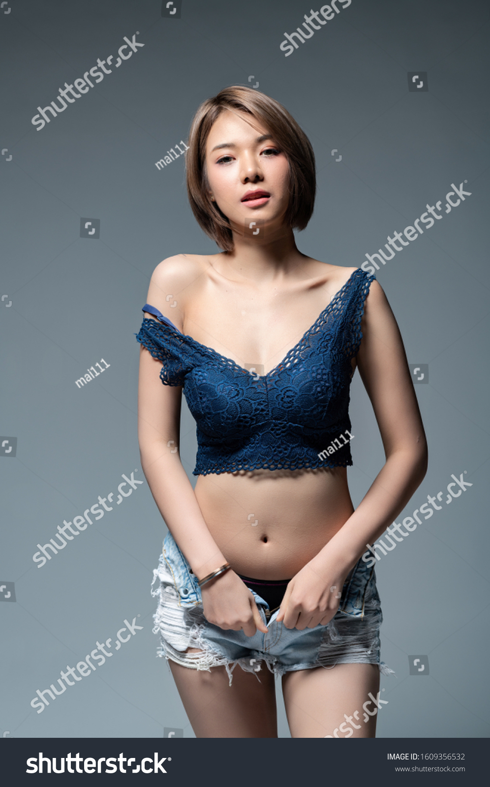 Sexy Asian Girl Model Woman Body Foto De Stock 1609356532 Shutterstock