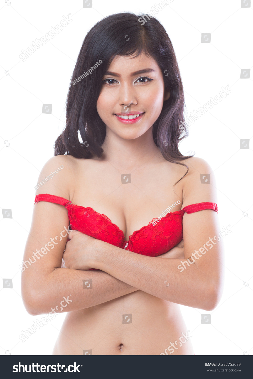 Sexy Asian Woman Lingerie库存照片227753689 Shutterstock