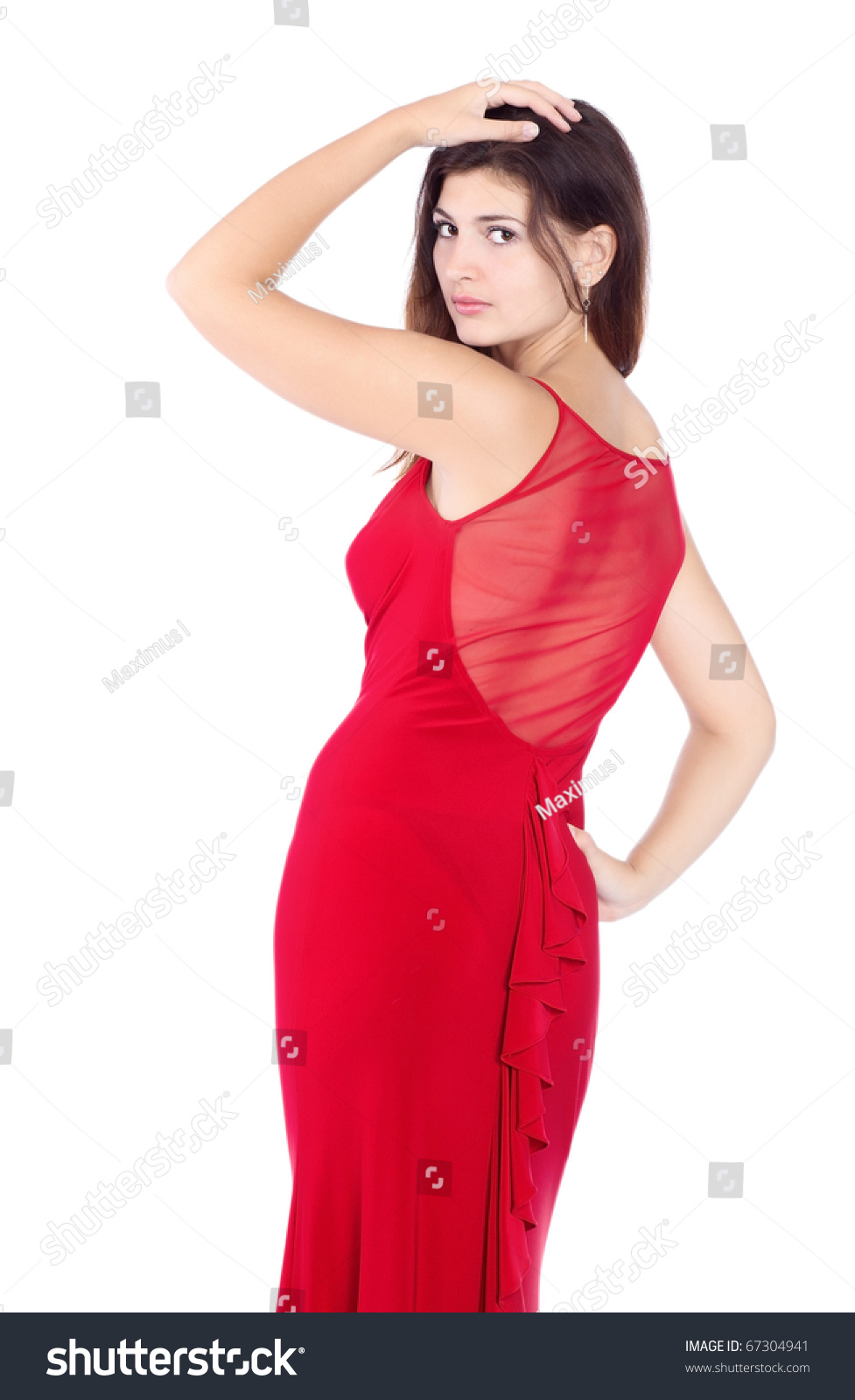 Sexy Attractive Beautiful Brunette Red Dress Stock Photo 67304941 Shutterstock Sexy Attractive Beautiful Brunette Red Dress Stock Photo 67304941 Shutterstock