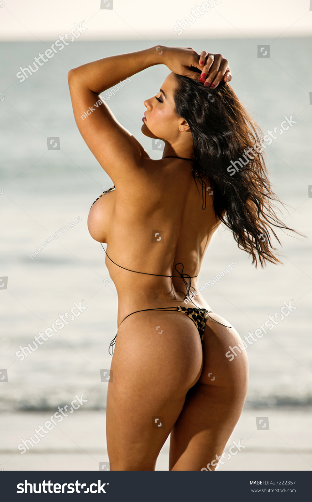 Hot girls in ag string Sexy Beach Gstring Bikini Girl Stock Photo Edit Now 427222357