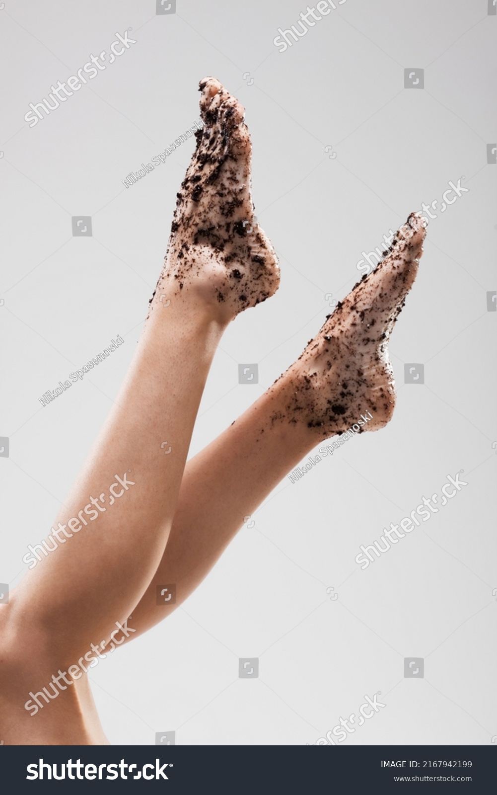 Sexy Female Legs Feet Covered Dirt Stock Photo 2167942199 | Shutterstock