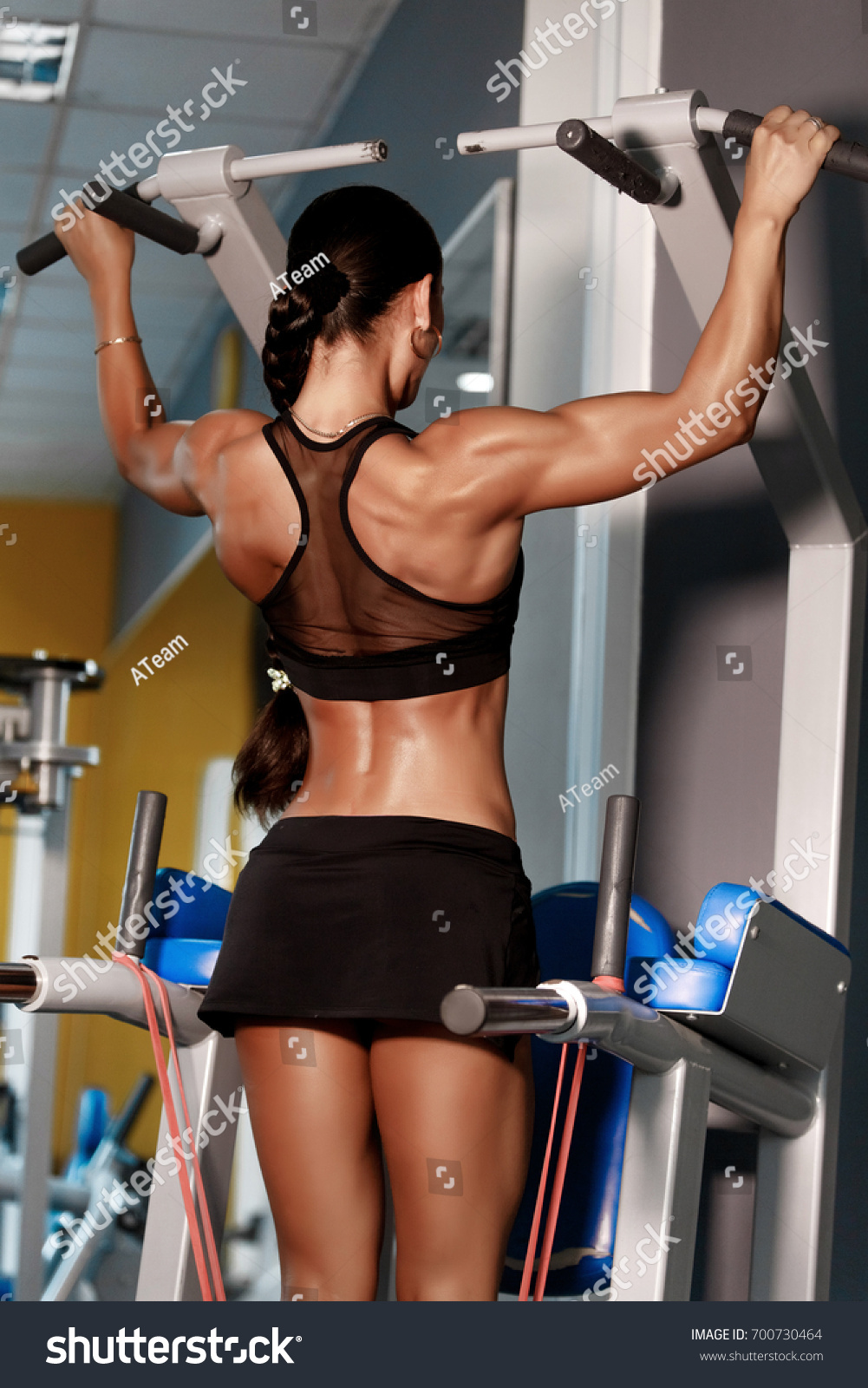 Sexy Fitness Woman Perfect Shape Body Foto Stock Shutterstock