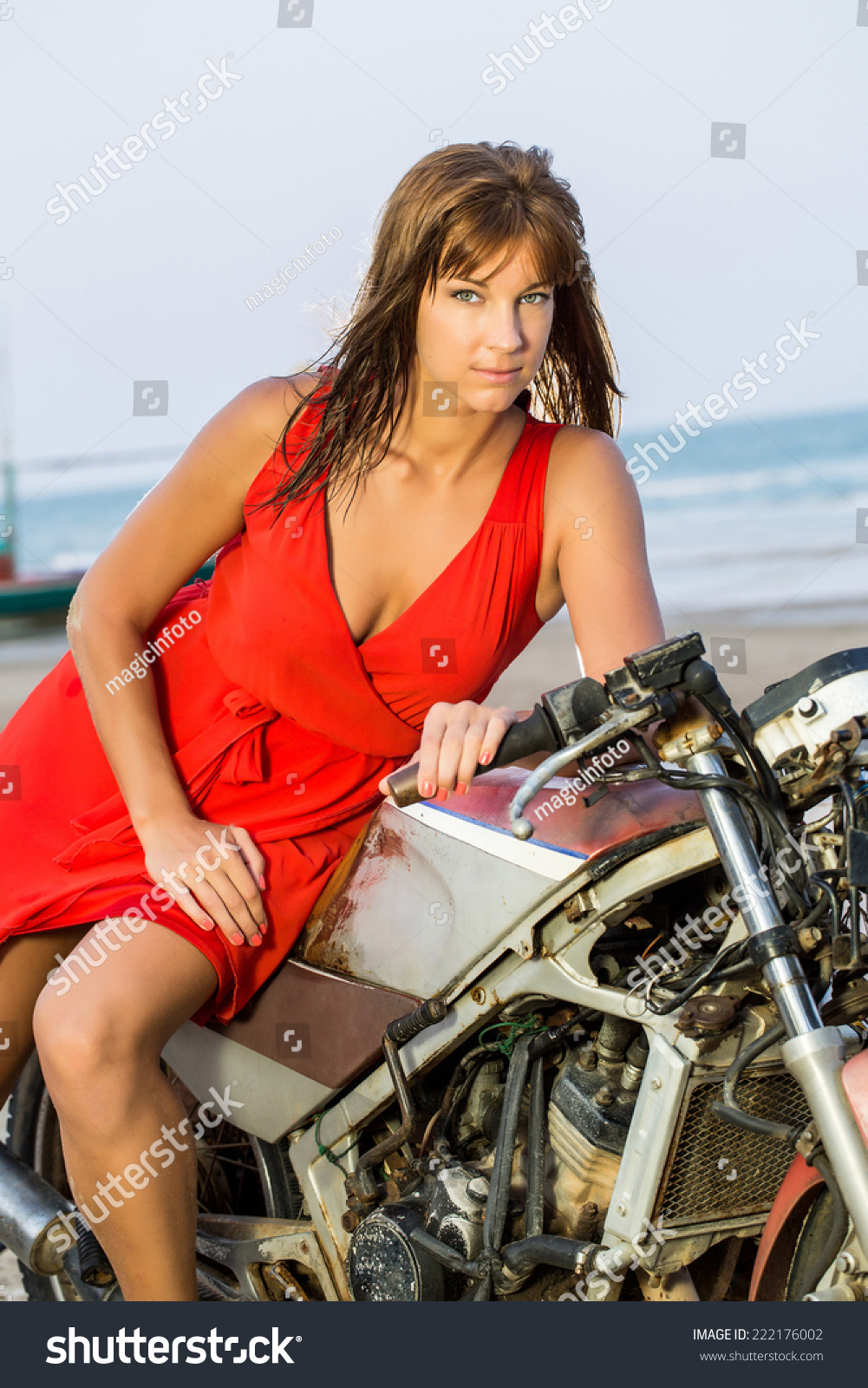 sexy biker dress