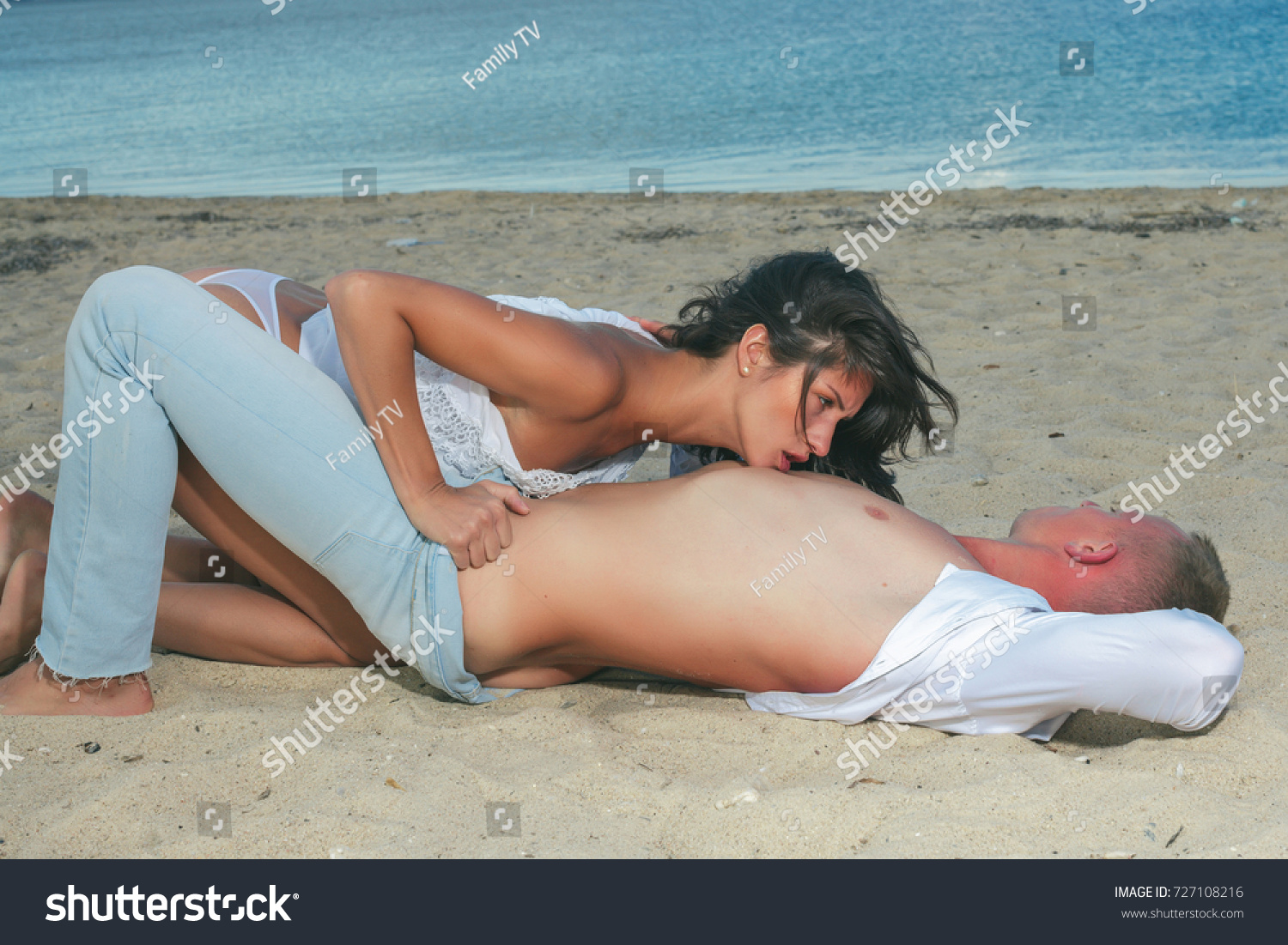 Couples foreplay bikinis photos