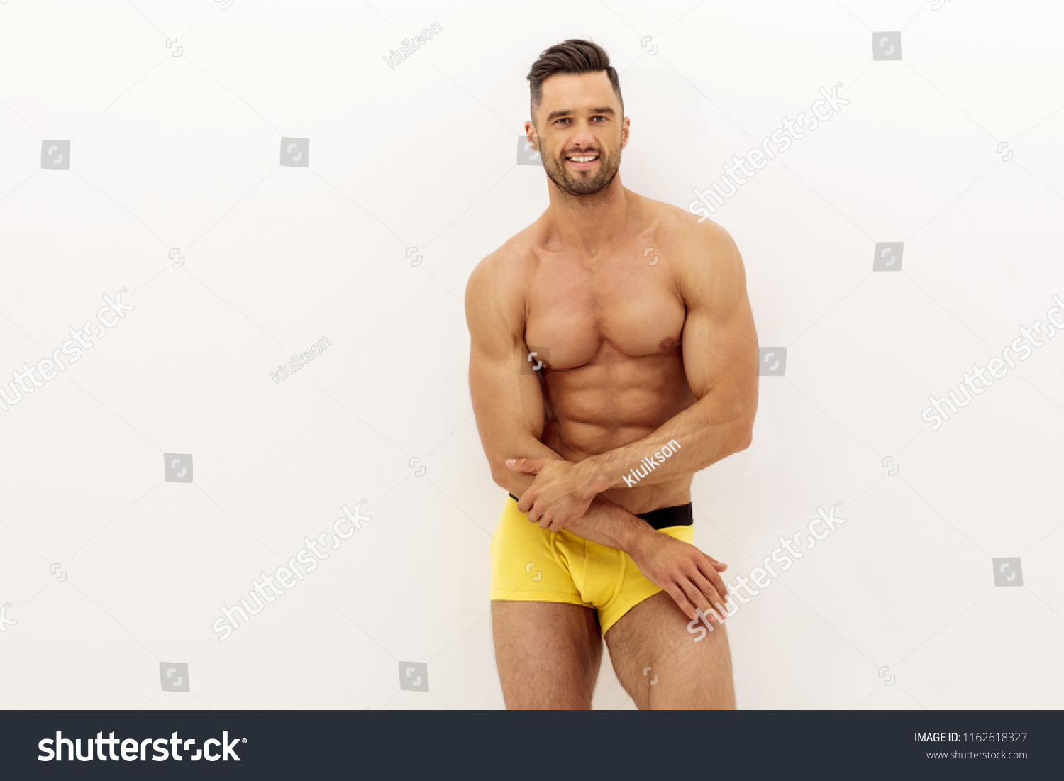 Sexy Male Model Underwear Foto Stock Shutterstock