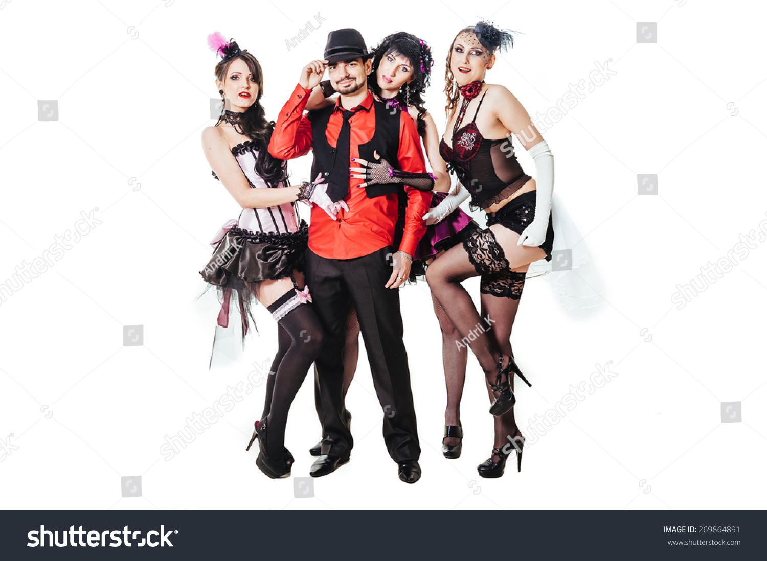 Sexy Moulin Rouge Girl Wearing Hot库存照片269864891 Shutterstock
