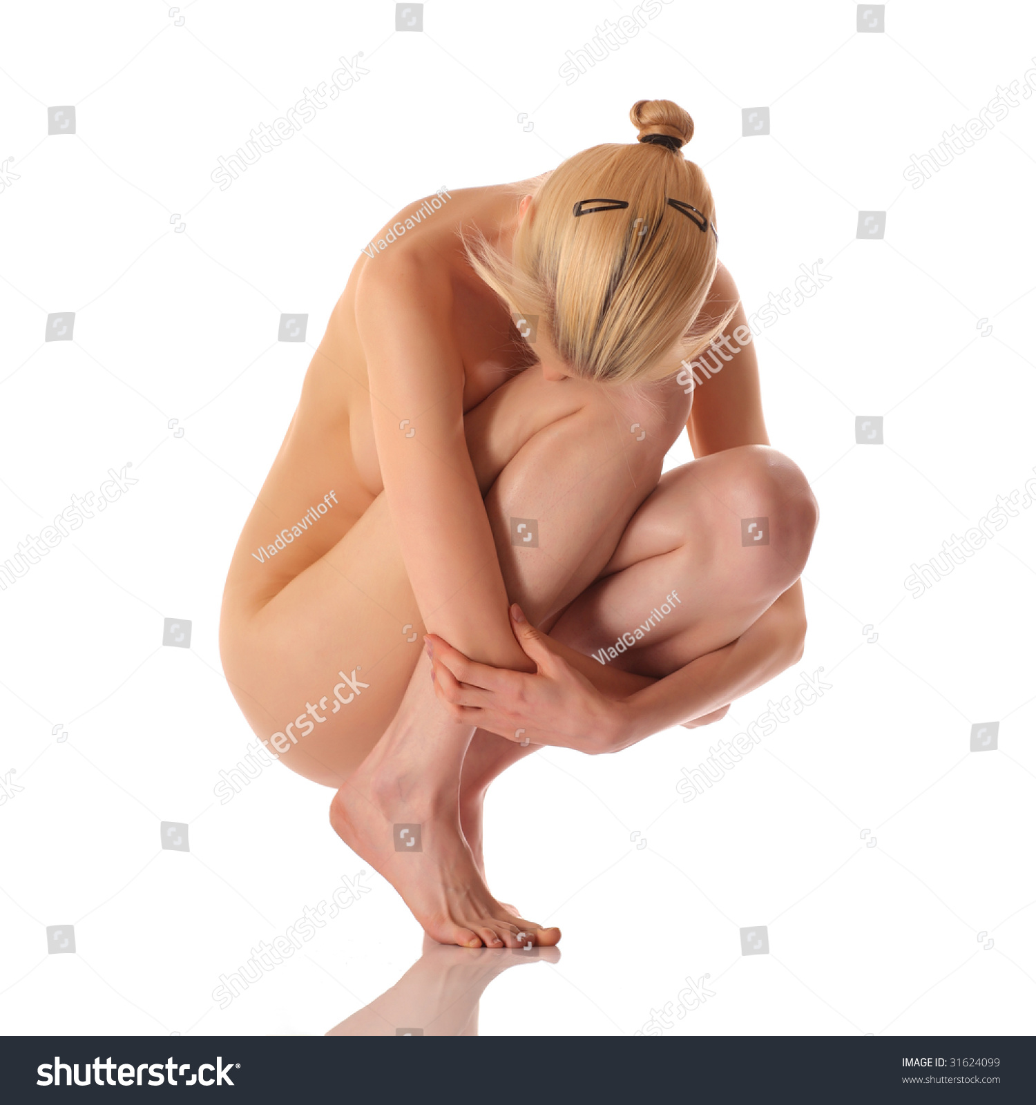 Naked Blonde Headed Girl