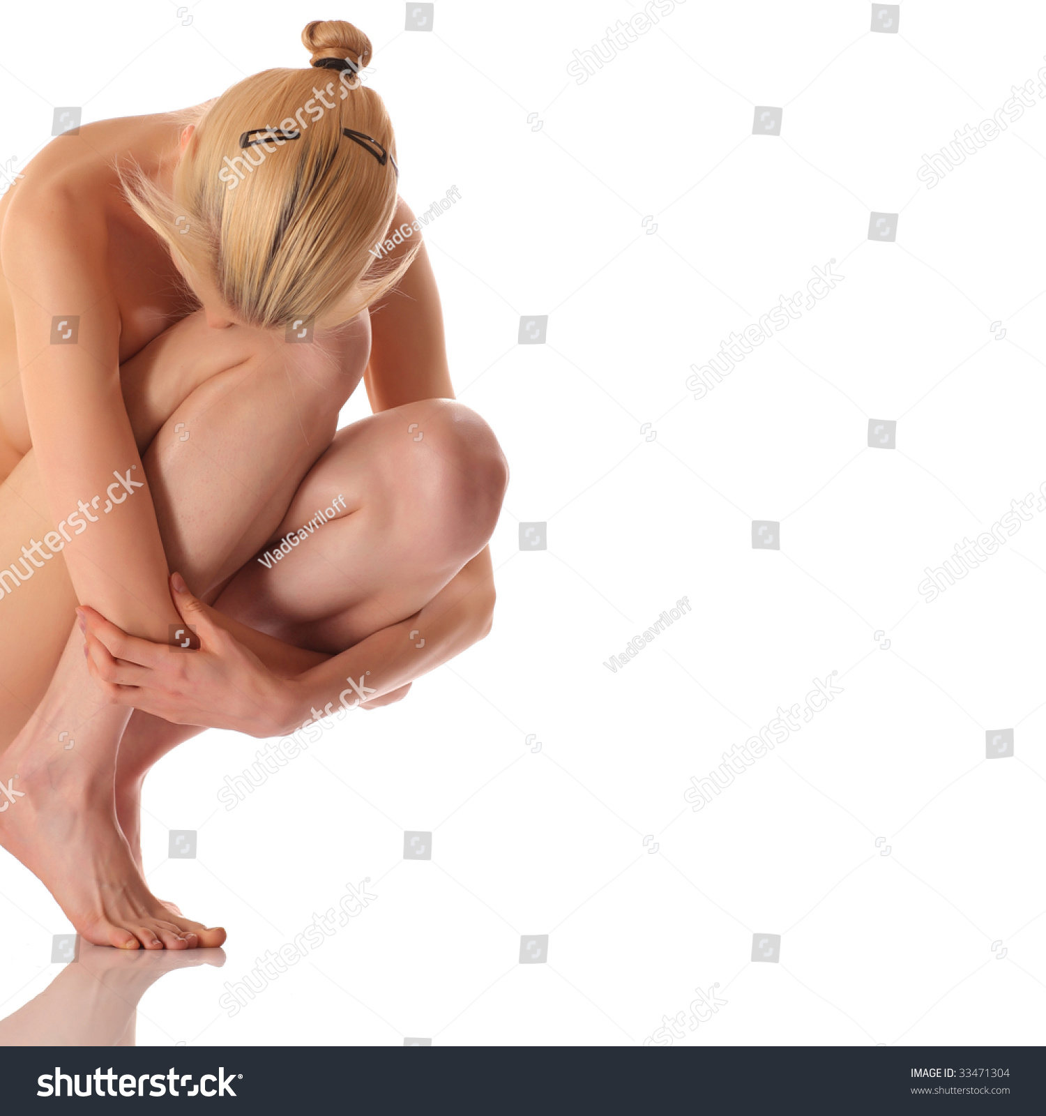 Naked Blonde Headed Girl