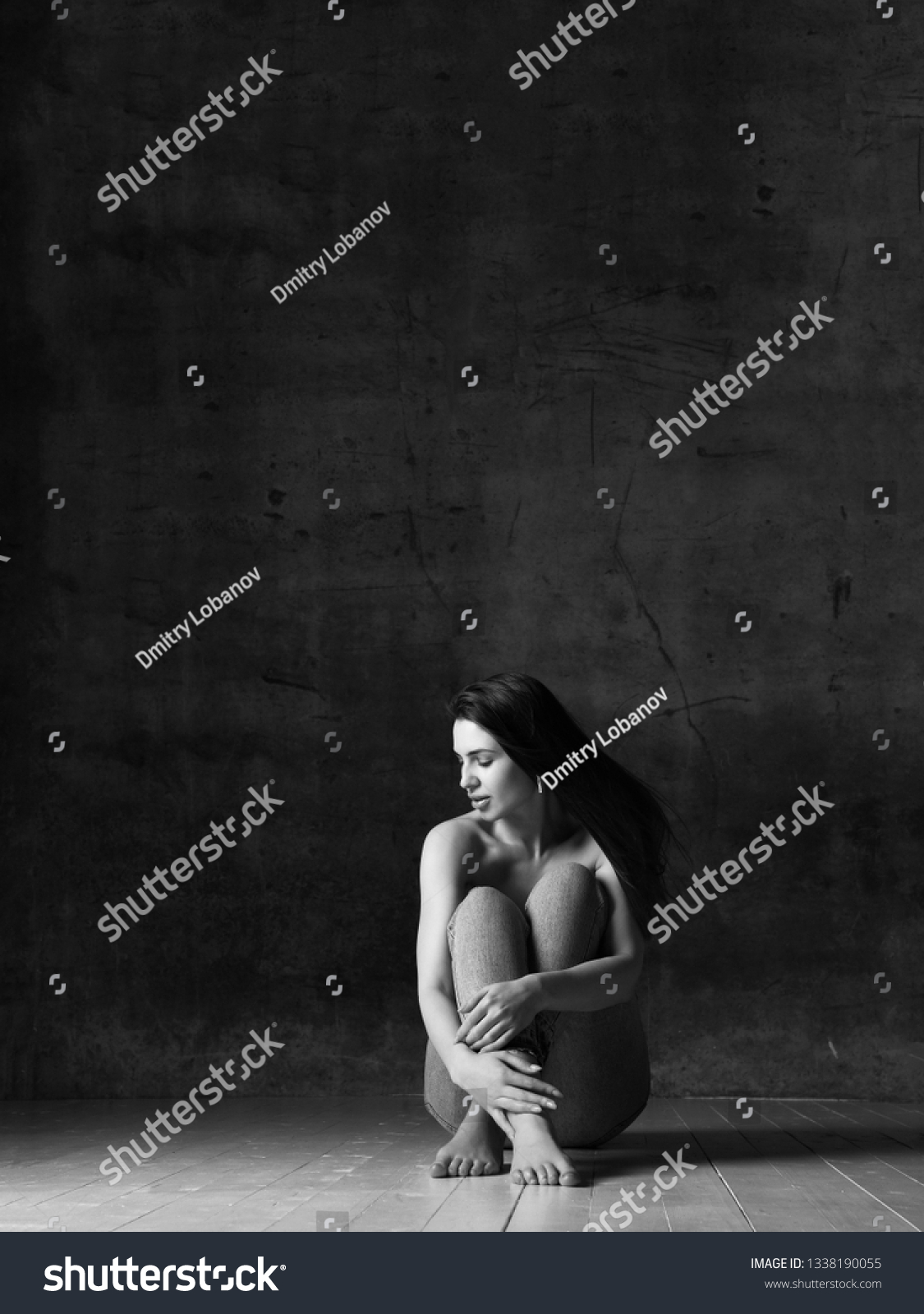 Sexy Sensual Beautiful Woman Posing Naked Stock Photo Shutterstock