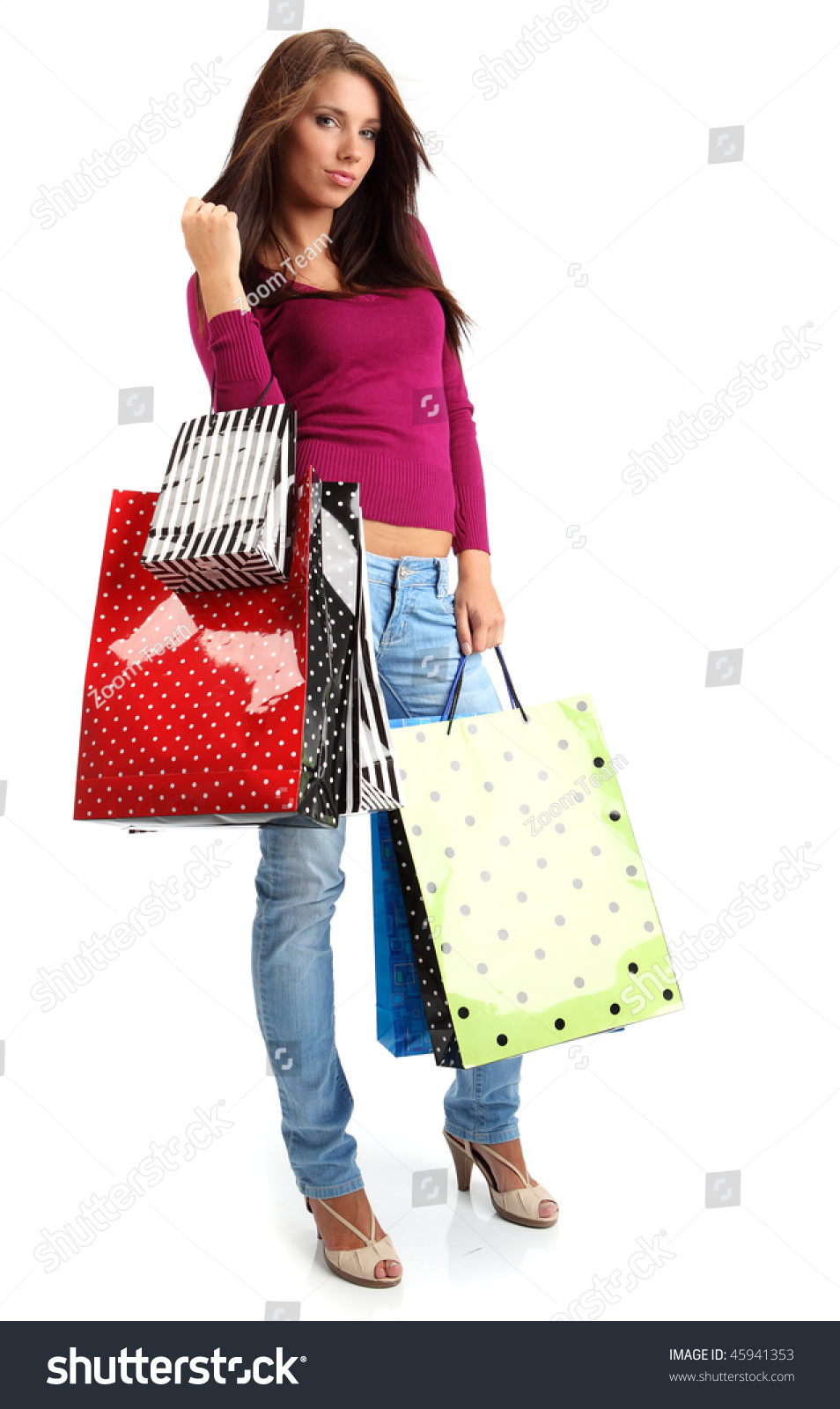 Sexy Shopping Woman Stock Photo Shutterstock