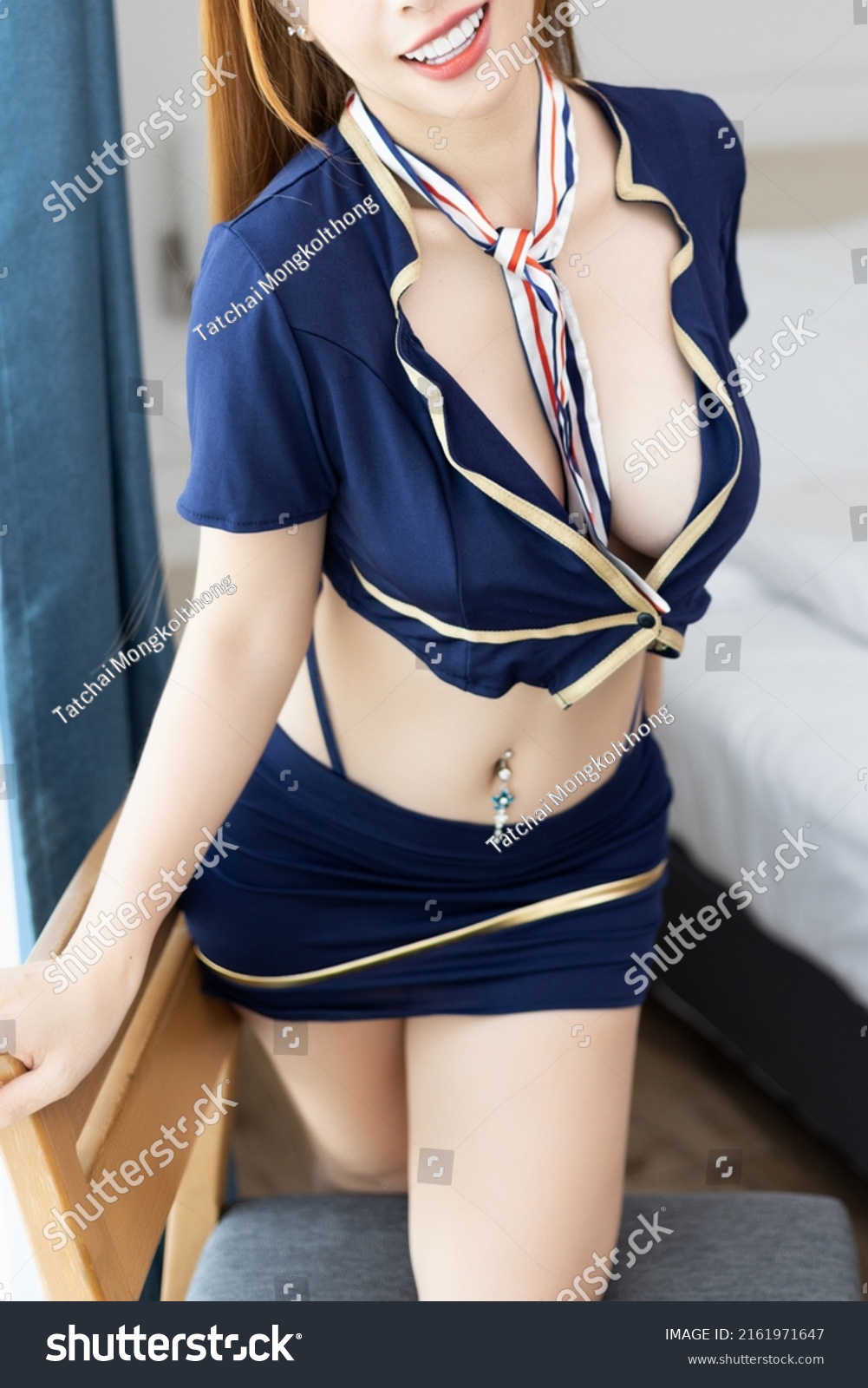 Sexy Woman Body Sexy Air Hostess Stock Photo Shutterstock