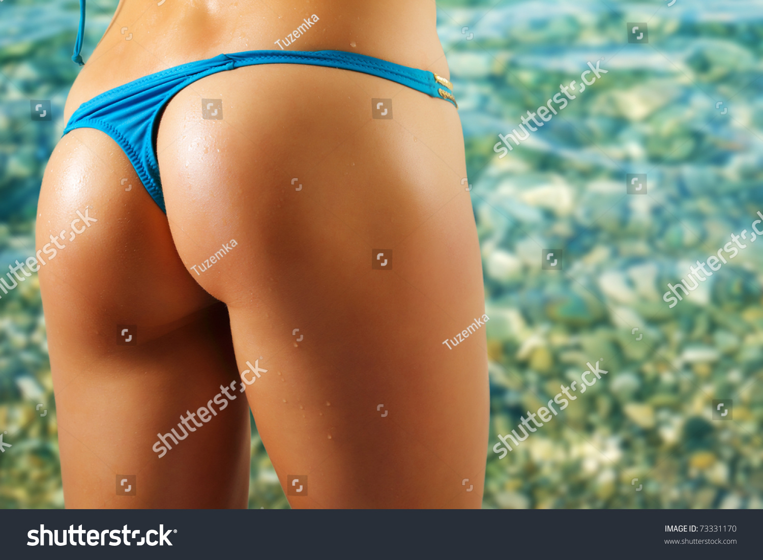 Sexy Woman Buttocks On Beach Stock Photo Shutterstock