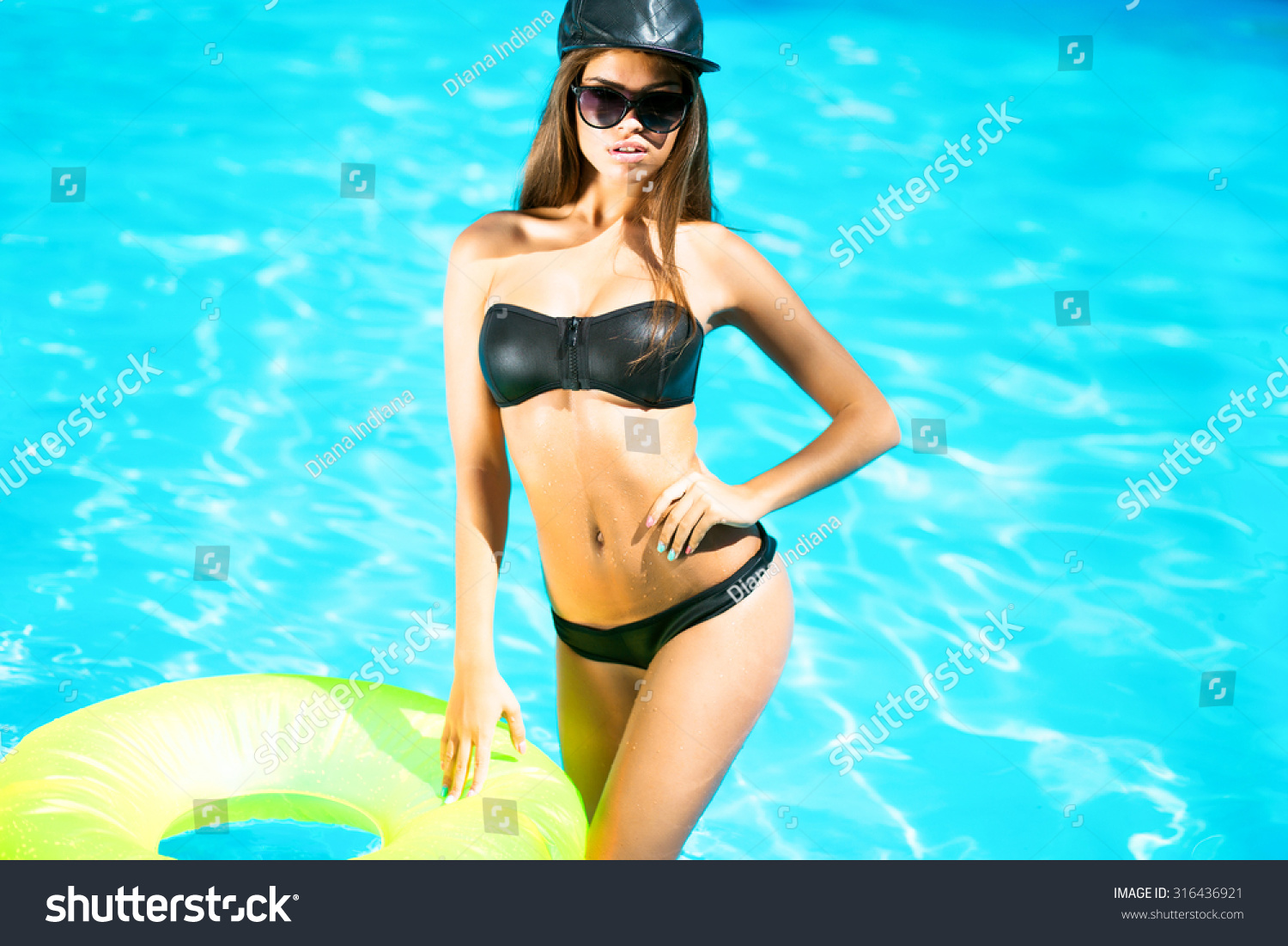 Sexy Woman Bikini Enjoying Summer Sun Shutterstock