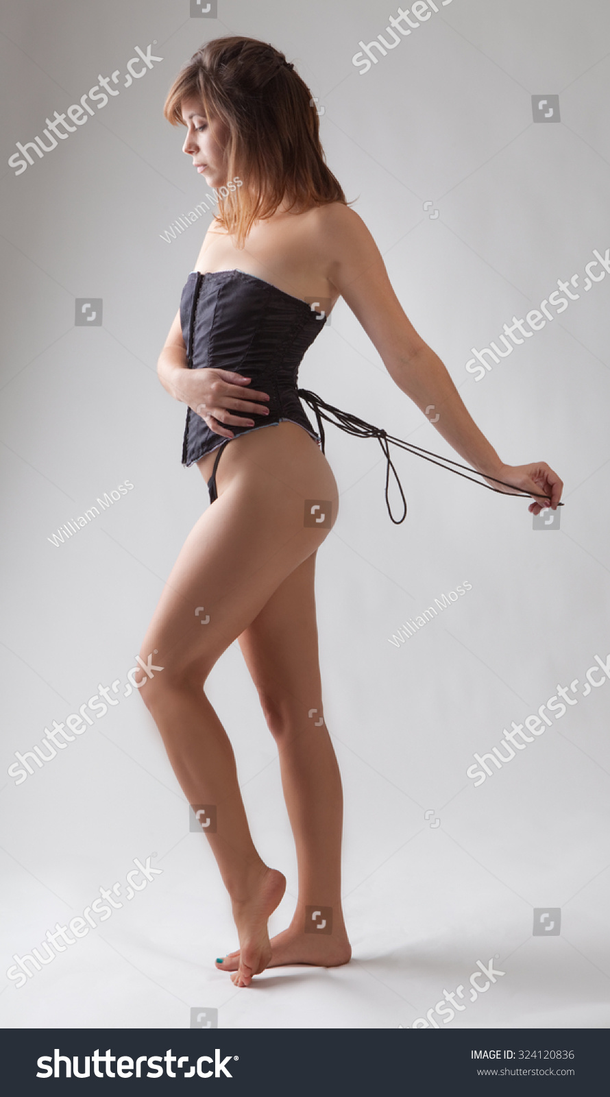 Sexy Woman Corset Stock Photo Edit Now