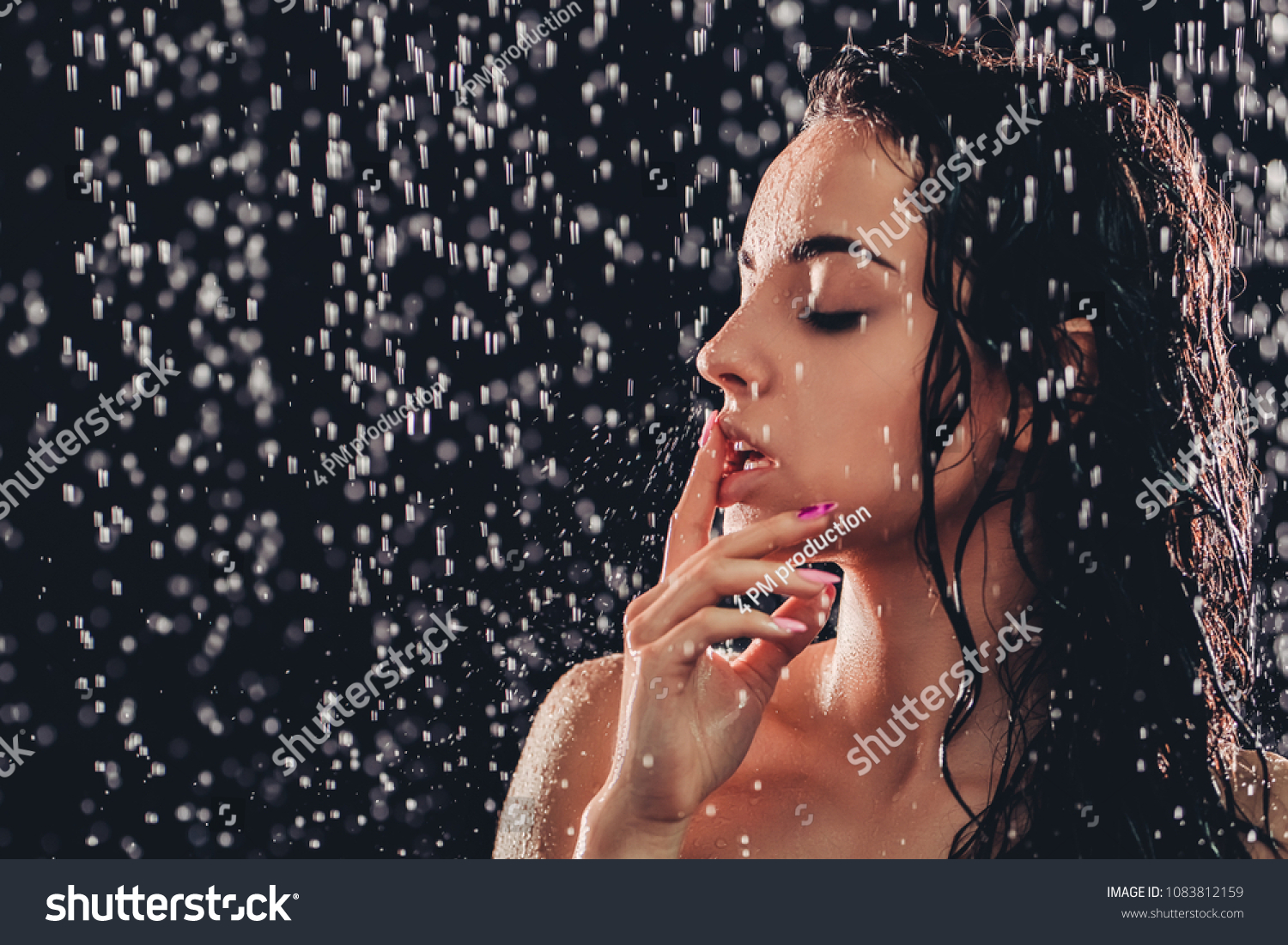 Sexy Woman Shower Attractive Young Naked ภาพสต็อก 1083812159 Shutterstock