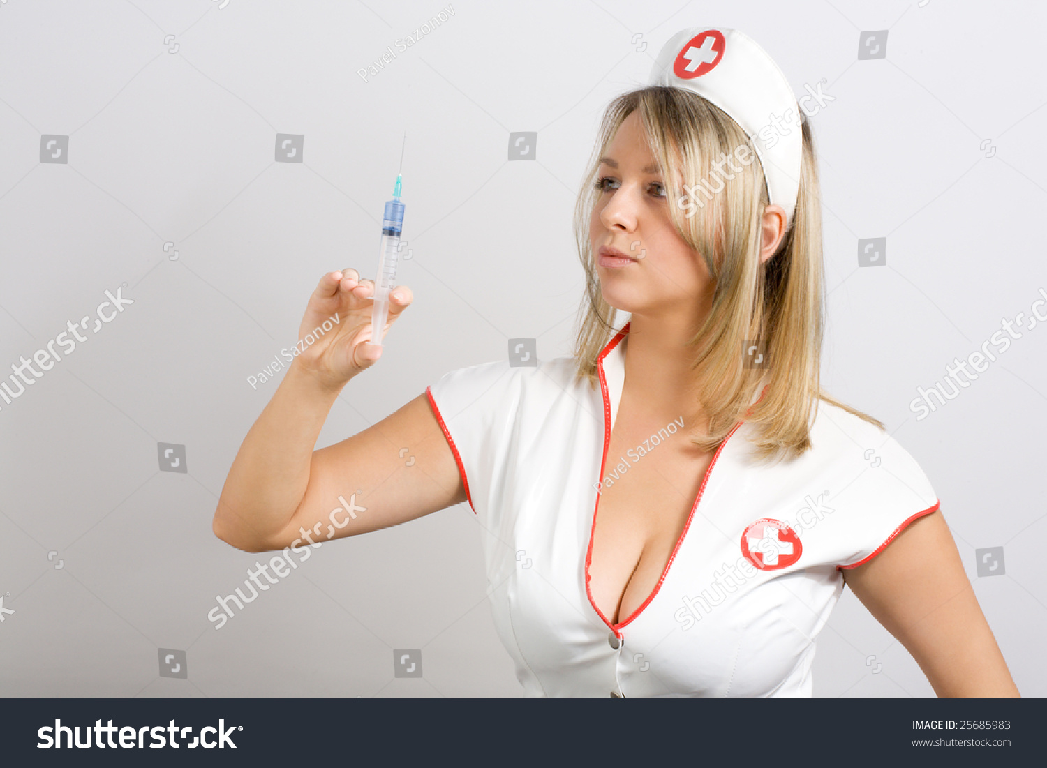 Sexy Nurse Beautiful Young Nurse Uniform Stock Photo (Edit 