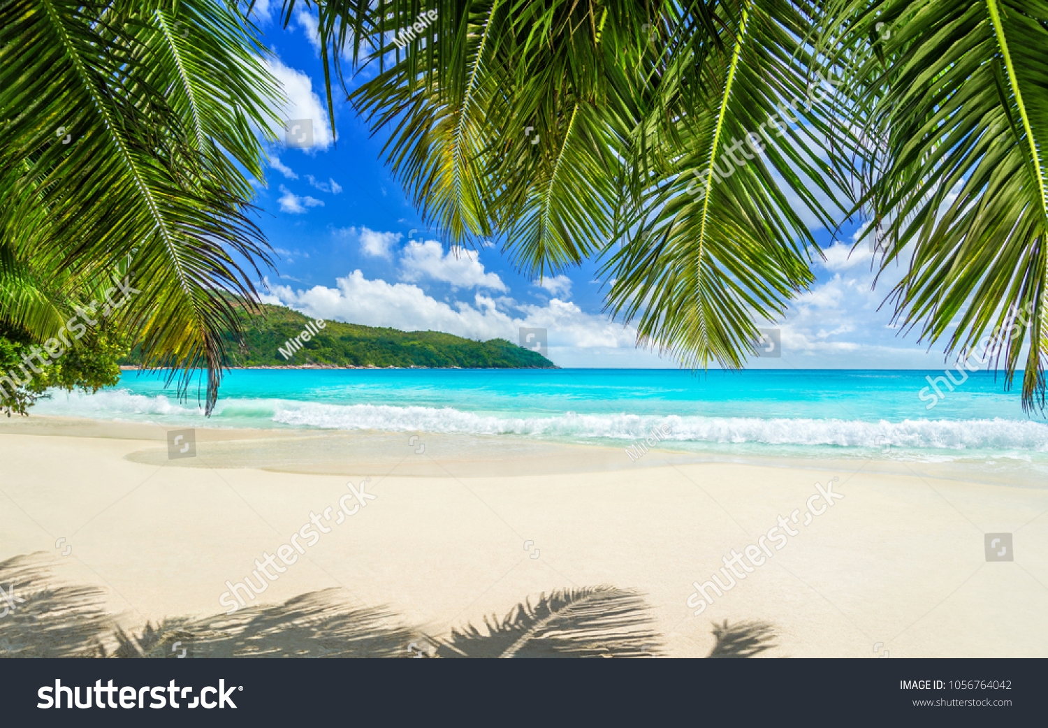 Seychelles Tropical Beach Anse Lazio Praslin Nature Stock Image 1056764042,10 Most Beautiful Beaches In The World