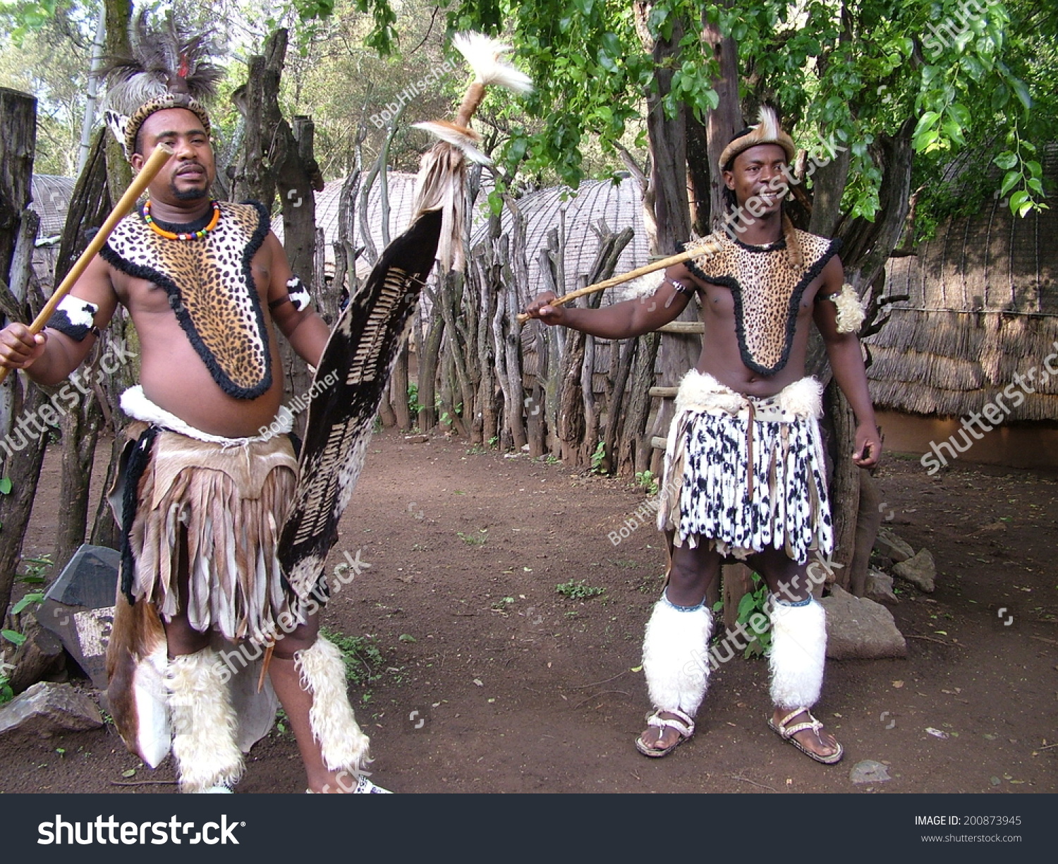 Shakaland, South Africa - Circa November 2011: Unidentified Zulu Men ...