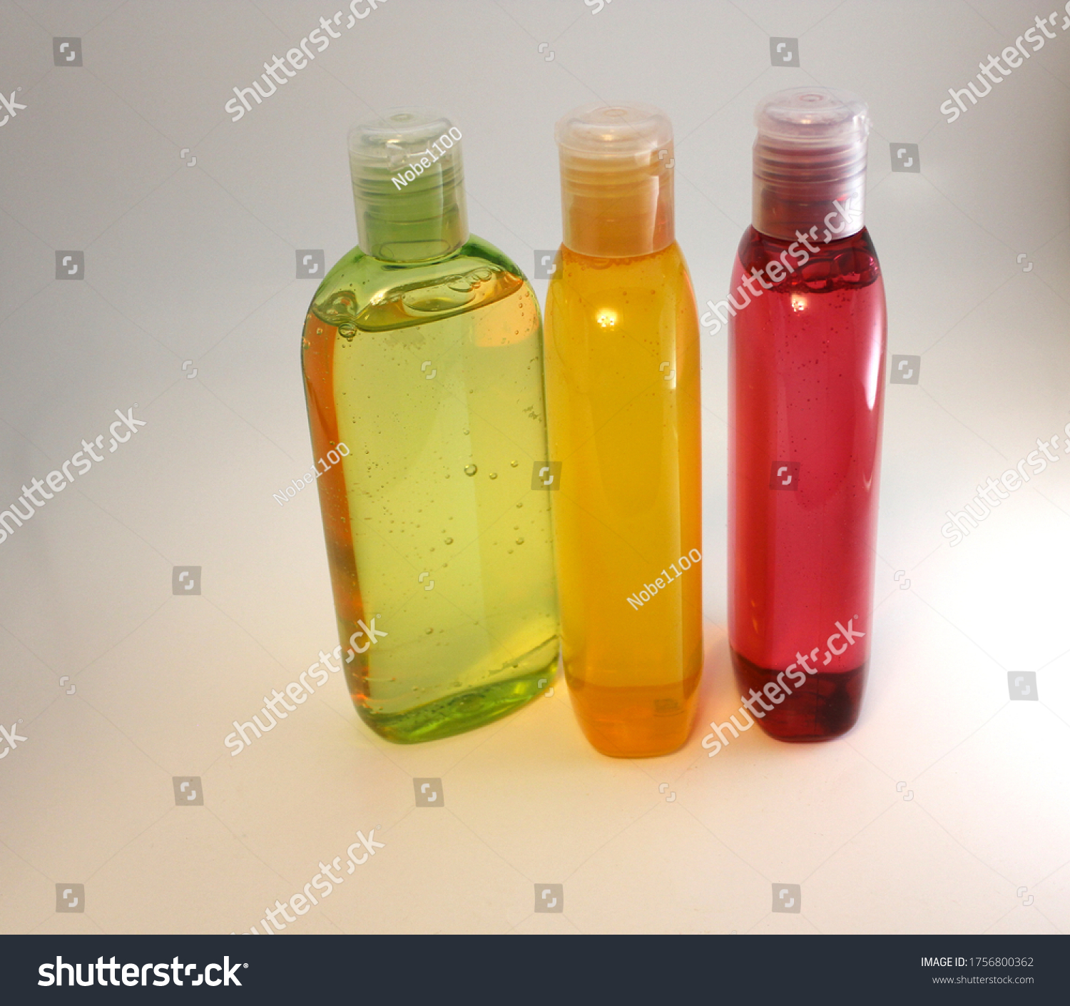 Download Shampoo Bottle Colorful Green Red Yellow Beauty Fashion Stock Image 1756800362 PSD Mockup Templates