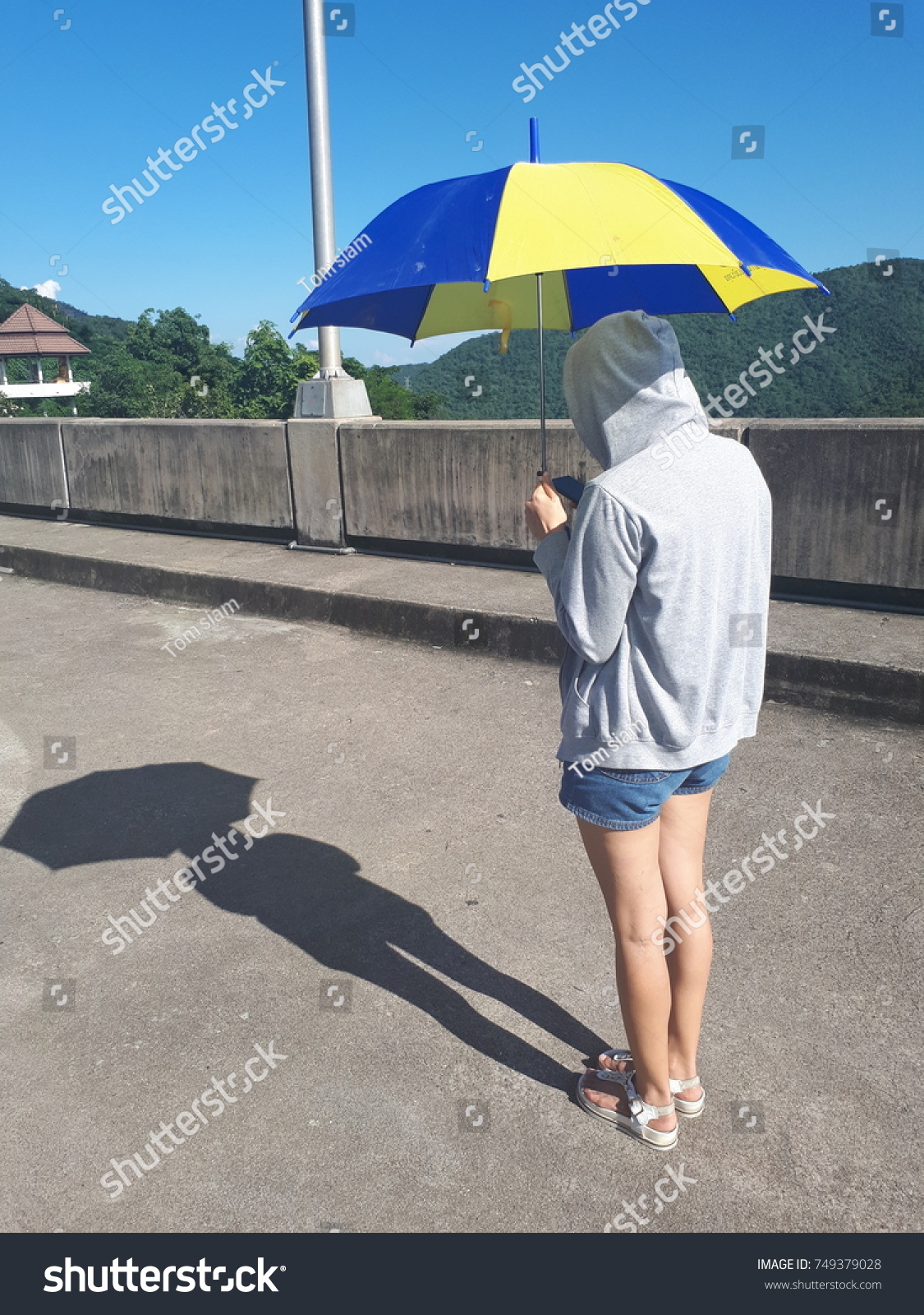 umbrella in the sun