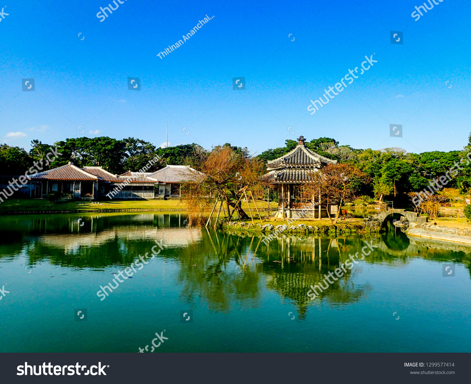 Shikinaen Royal Garden Ryukyu Kingdom Okinawa Stock Photo Edit Now