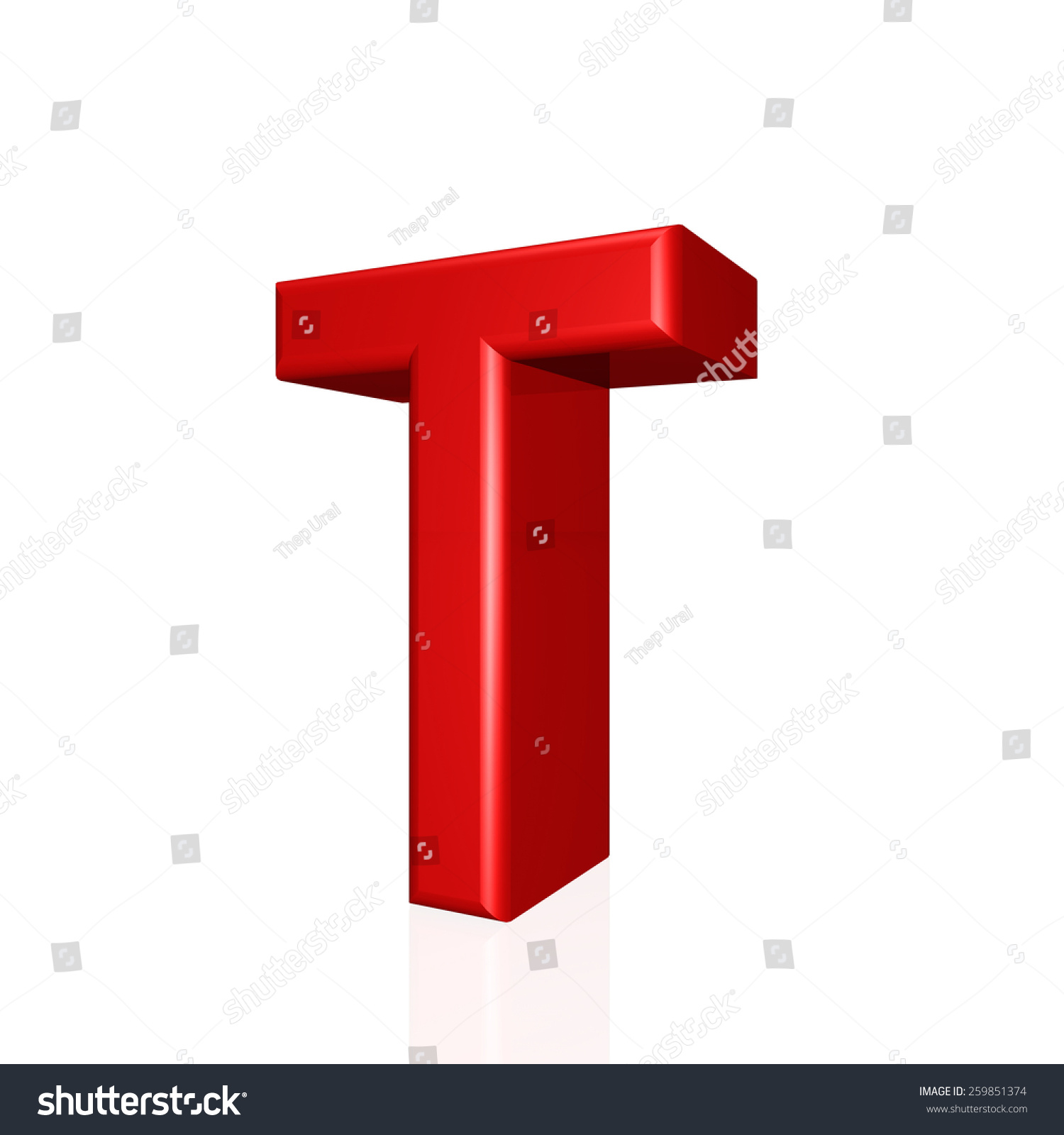 Shiny Red Letter Collection T Stock Illustration 259851374 - Shutterstock