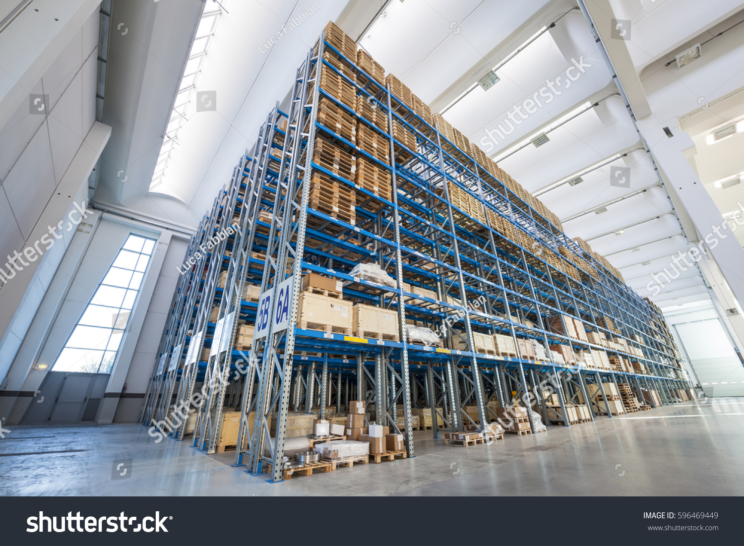 Shipping Receiving Industrial Warehouse Stock Photo 596469449 Shutterstock