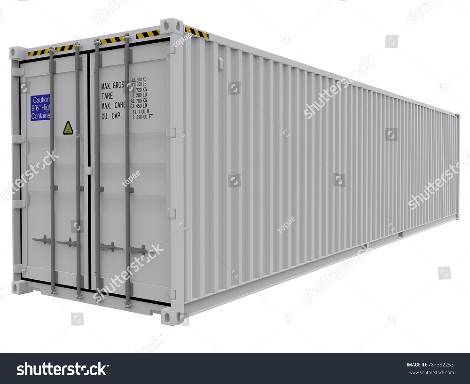 Shipping Container 3d Rendering Stock Illustration 787332253 | Shutterstock