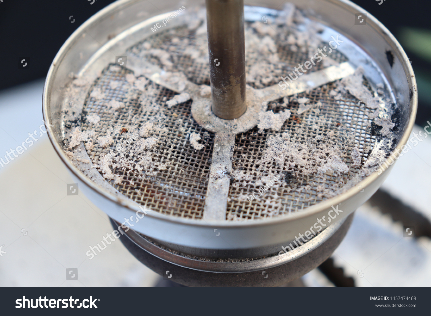 Shisha Hookah Coal Bricks Ash Smoke Stock Photo Edit Now