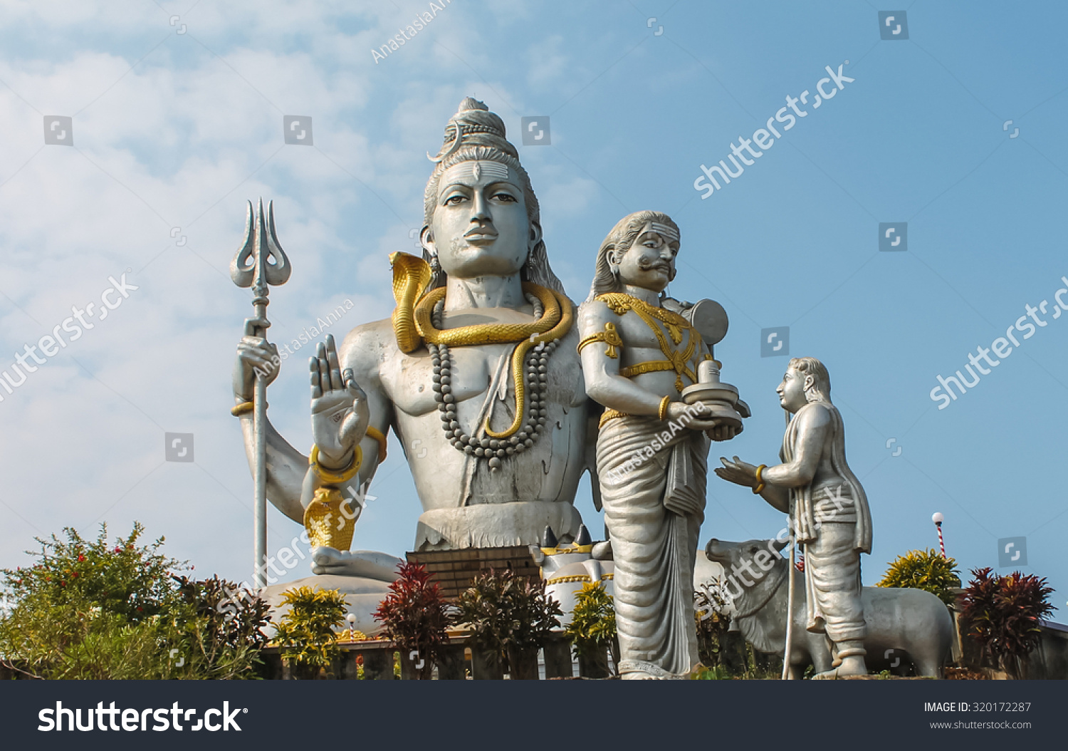 Shiva In Hindu Mythology, One Of The Supreme Gods Stock Photo 320172287 ...