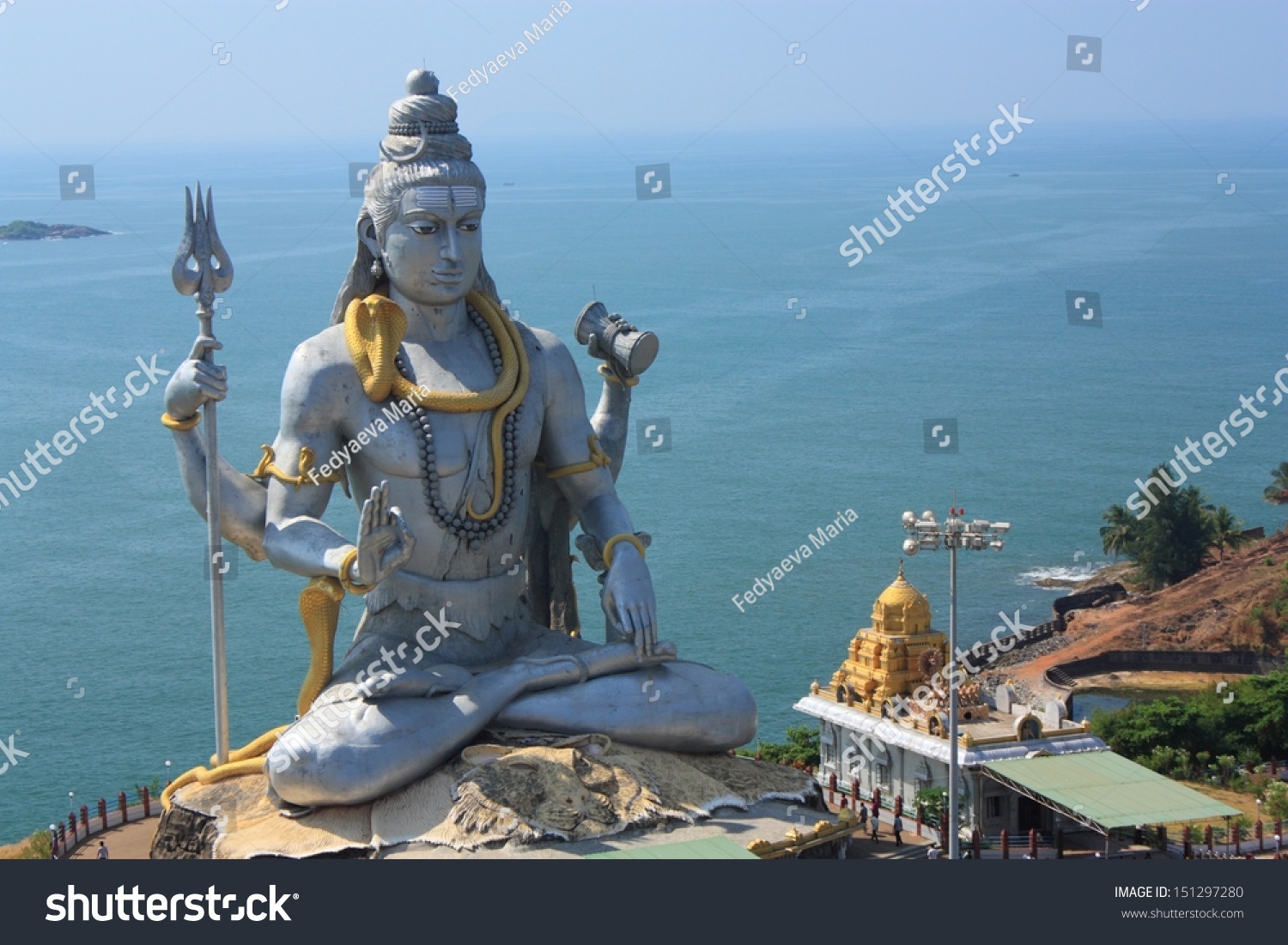 Shiva Statue Murudeshwar Karnataka India Stock Photo 151297280 ...